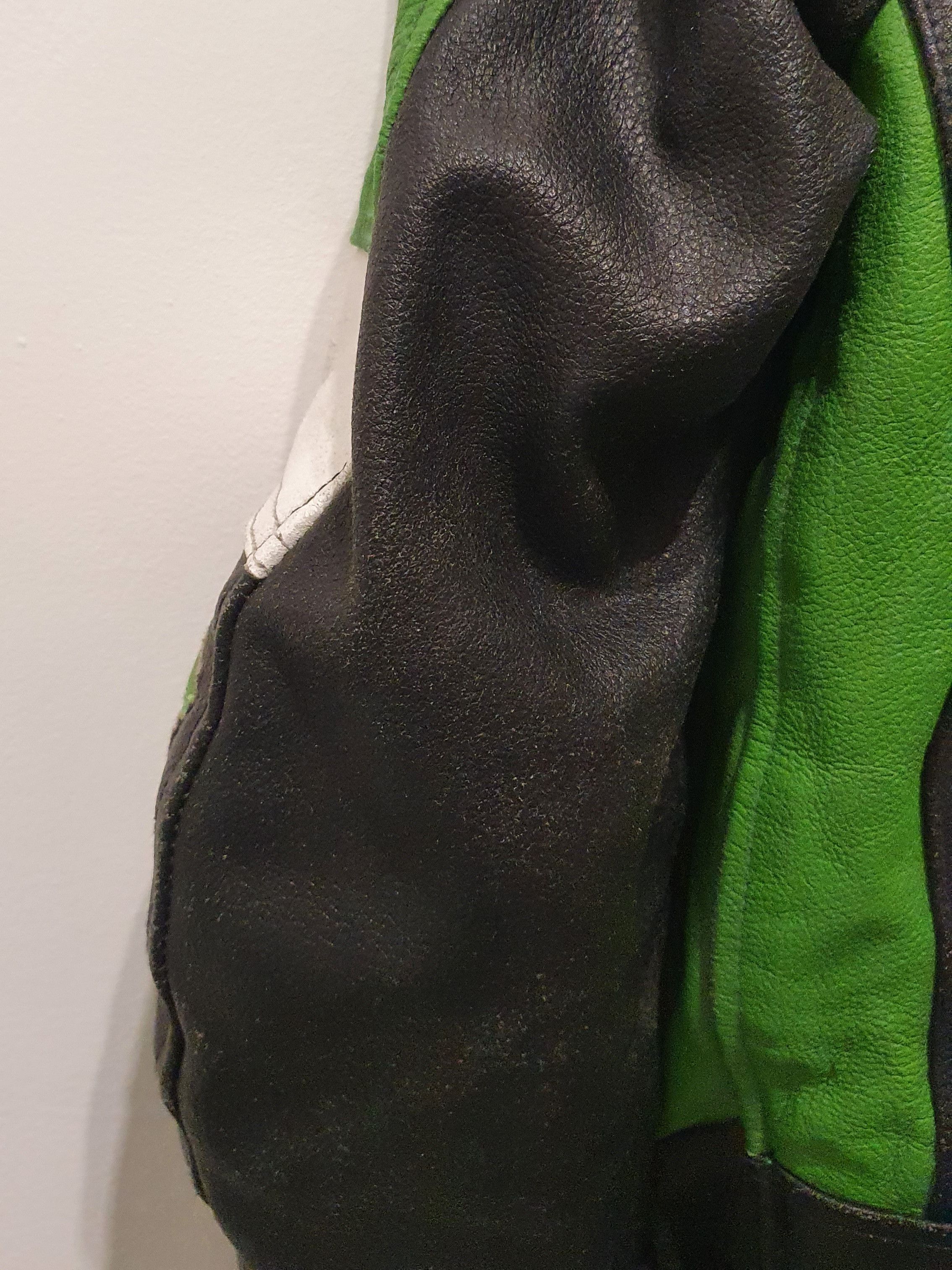 Vintage Vintage kawasaki leather moto racing jacket Size US L / EU 52-54 / 3 - 13 Thumbnail