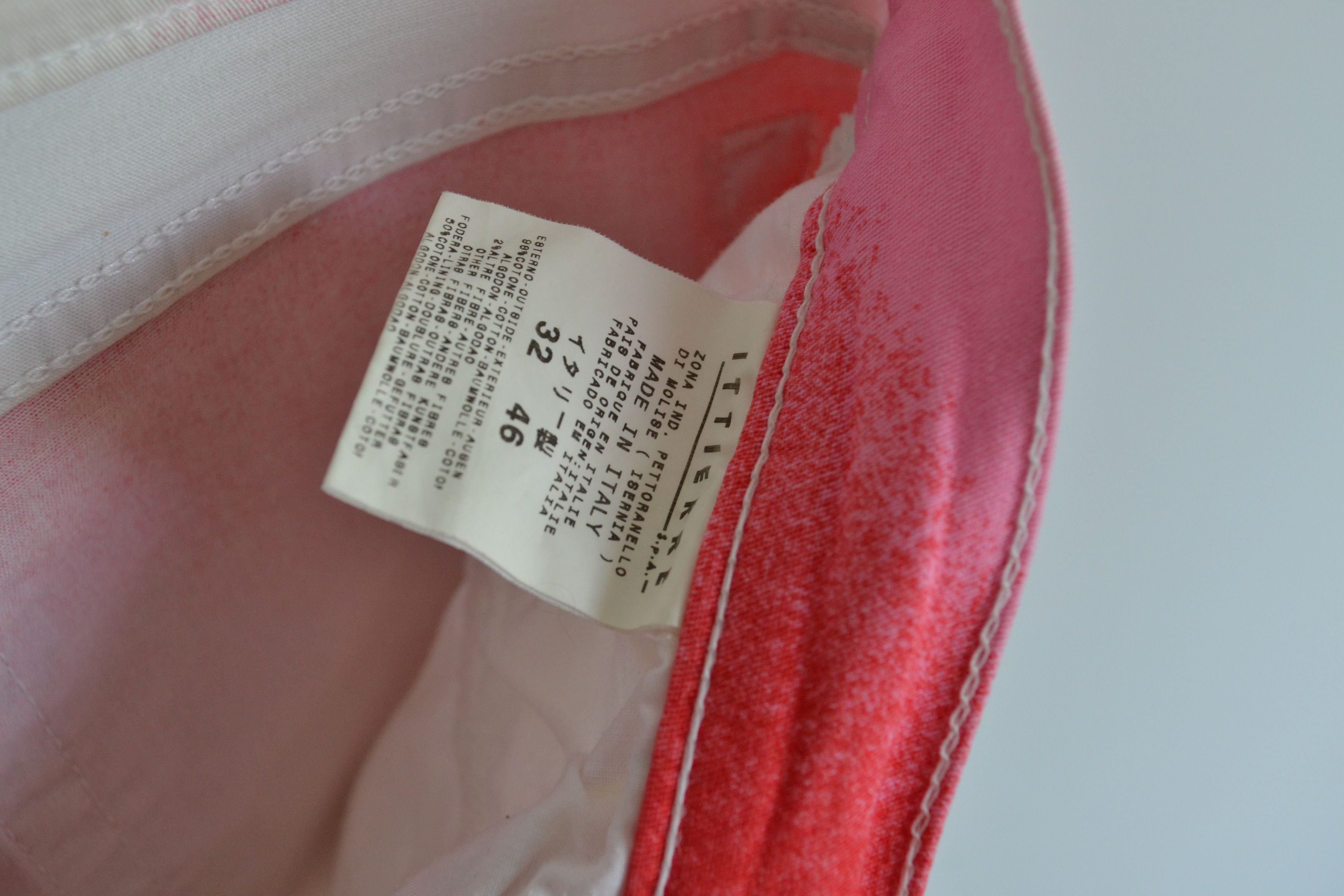 Versace Jeans Couture VERSACE Jeans Pants Vintage White Red Denim Seashel Print Size 32" / US 10 / IT 46 - 7 Thumbnail