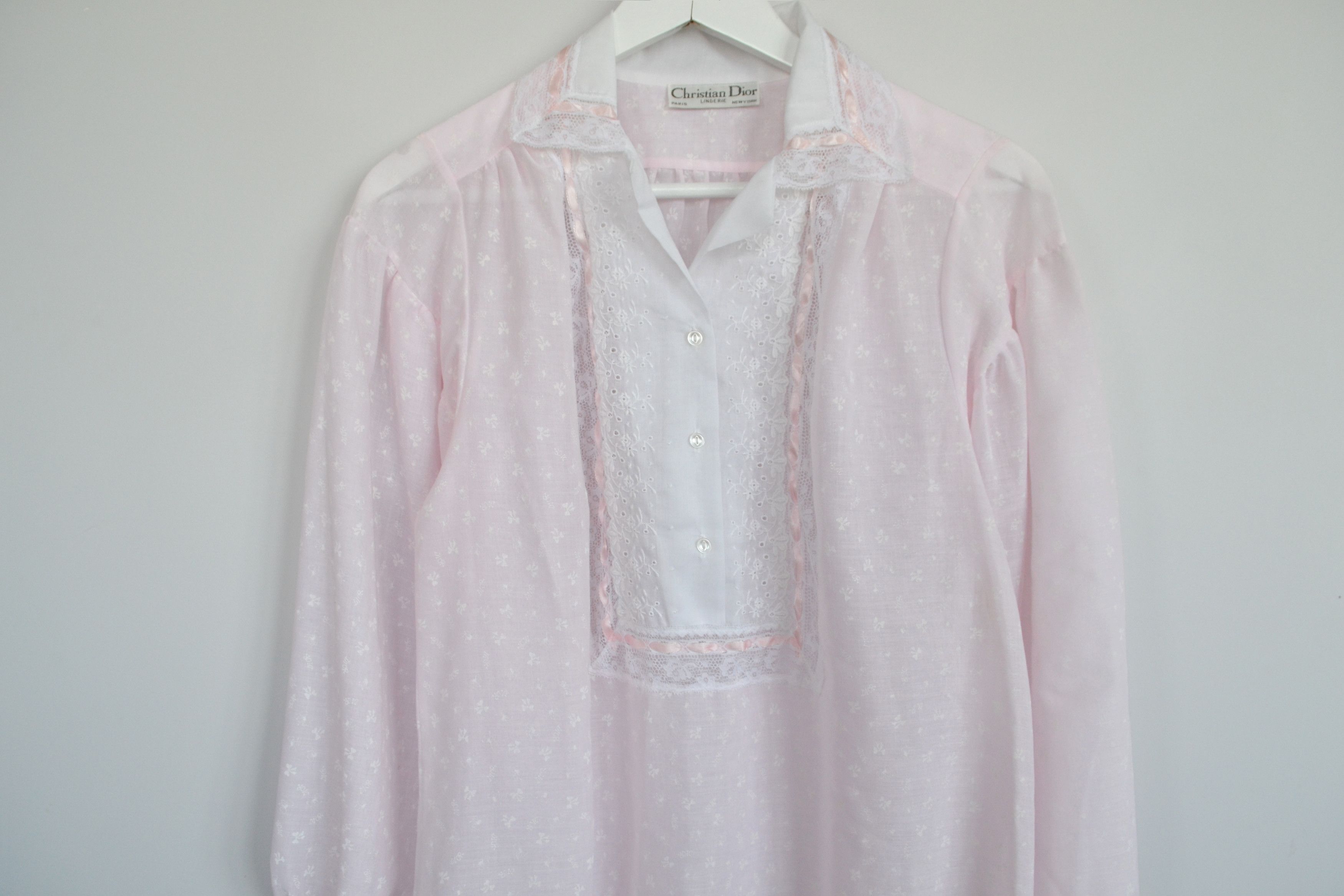 Dior Christian Dior Slip Dress Monogram Lingerie Vintage Pink Size ONE SIZE - 7 Thumbnail