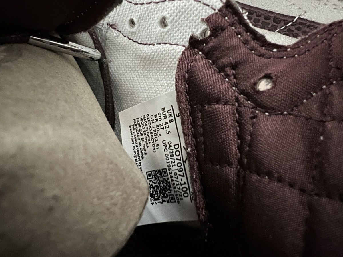 A Ma Maniere × Nike BRAND NEW 2021 Nike Air Jordan Retro 1 x A Ma Manière Size US 9 / EU 42 - 6 Thumbnail