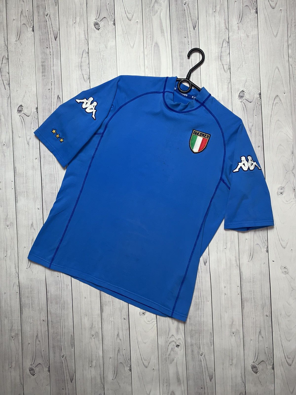 Kappa Vintage Italy kappa soccer jersey Italia size L/Xl Size US L / EU 52-54 / 3 - 1 Thumbnail