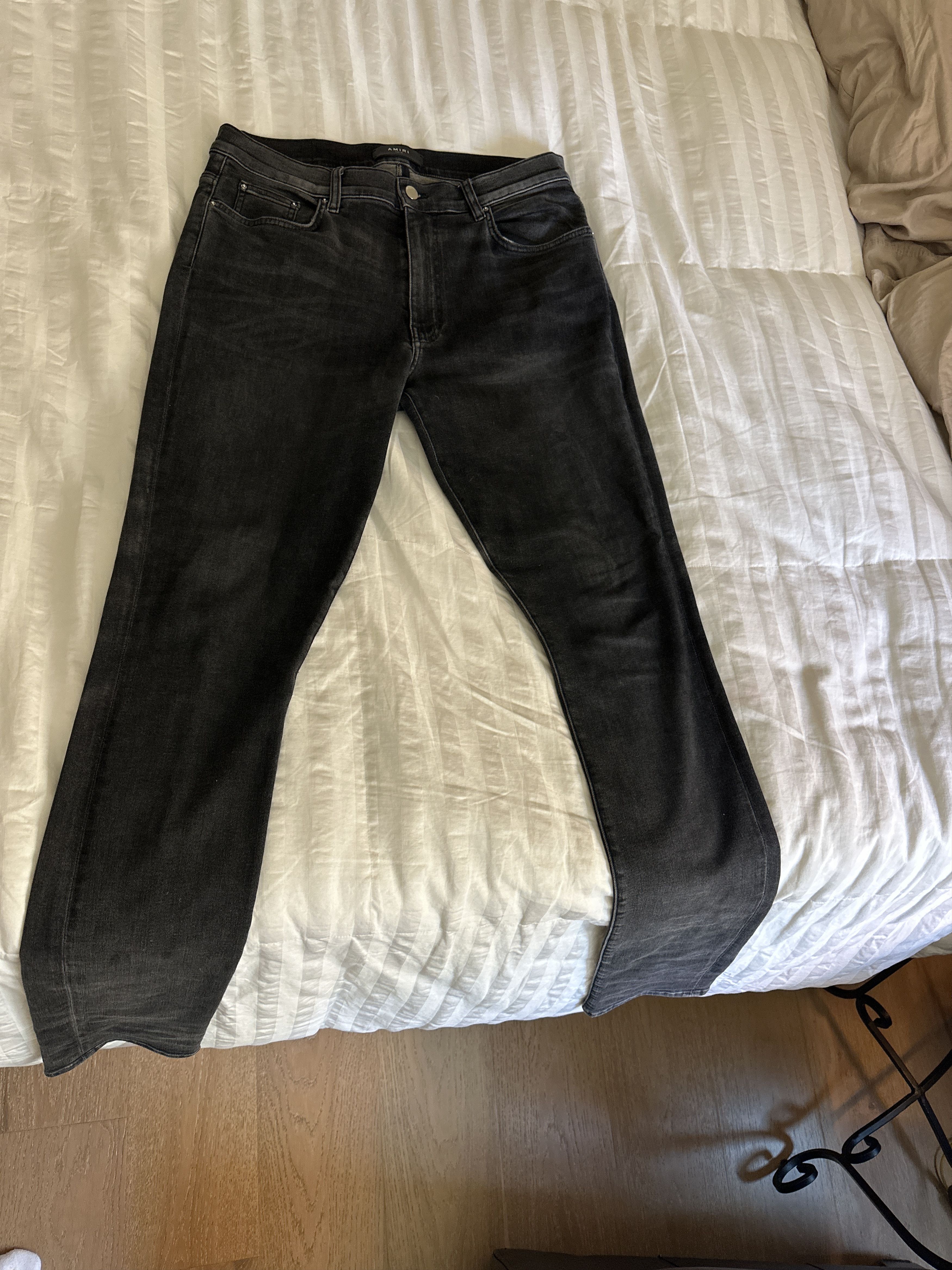 image of Amiri in Black Gray, Men's (Size 36)