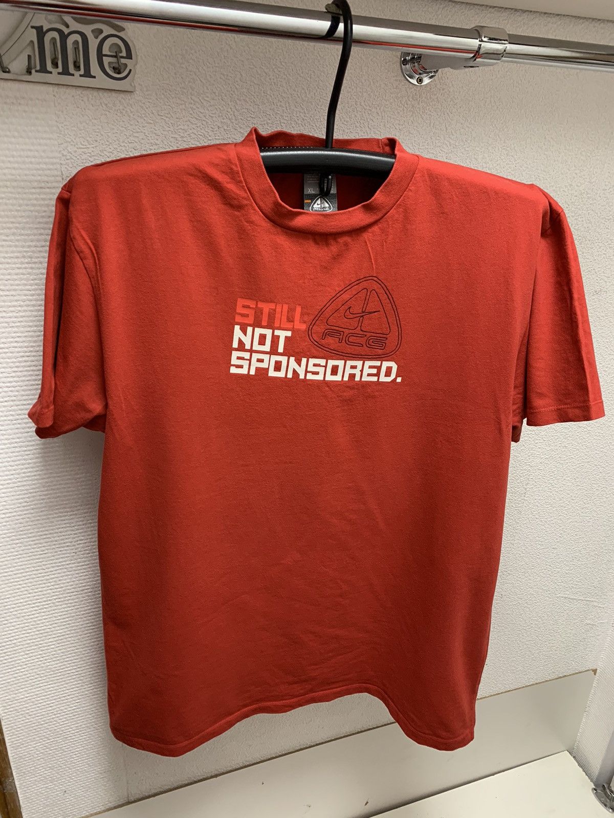 Vintage Nike ACG big logo vintage red t-shirt Xl still not sponsored Size US XL / EU 56 / 4 - 1 Thumbnail