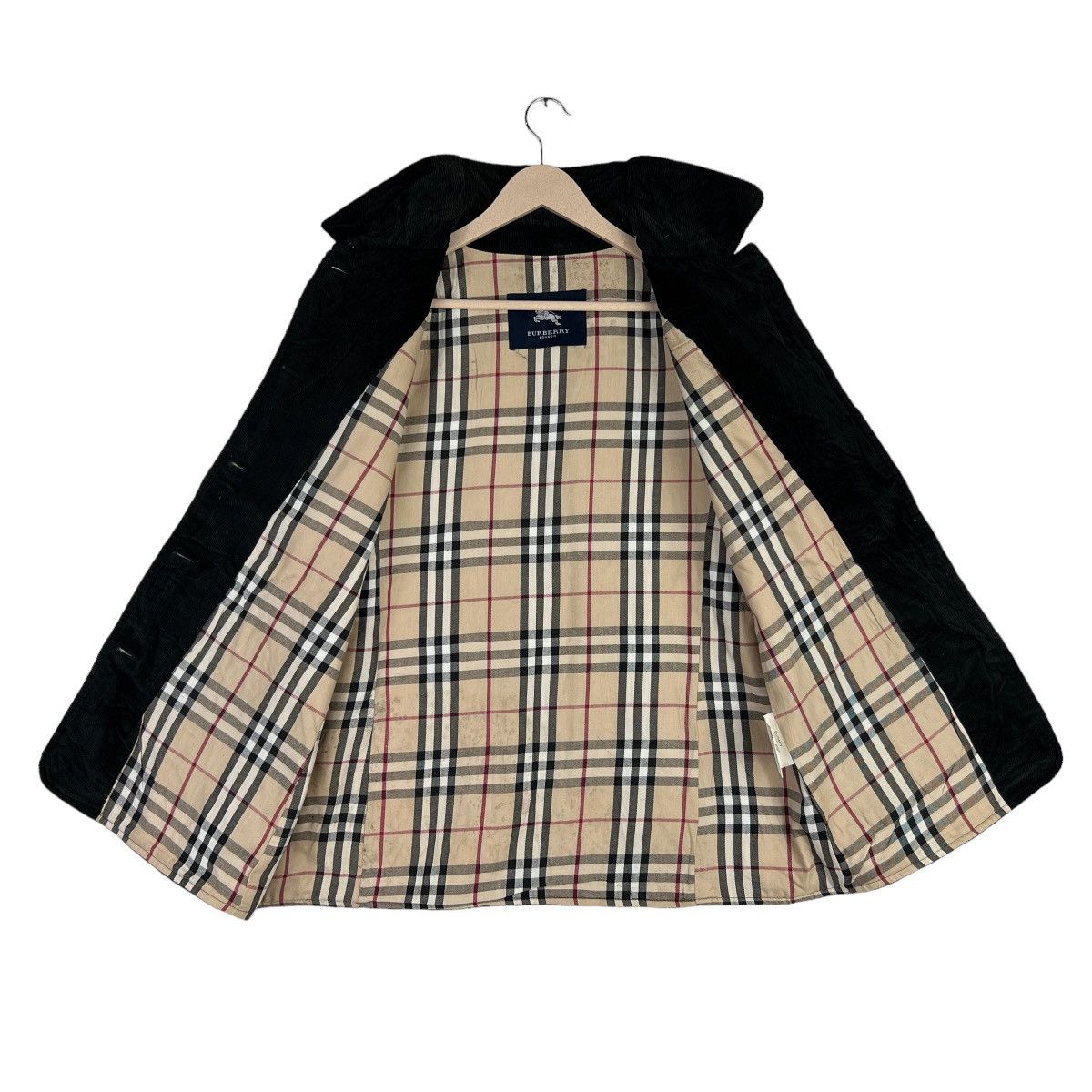 Burberry BURBERRY London Corduroy Jacket Novacheck Black Colour Size M / US 6-8 / IT 42-44 - 6 Thumbnail