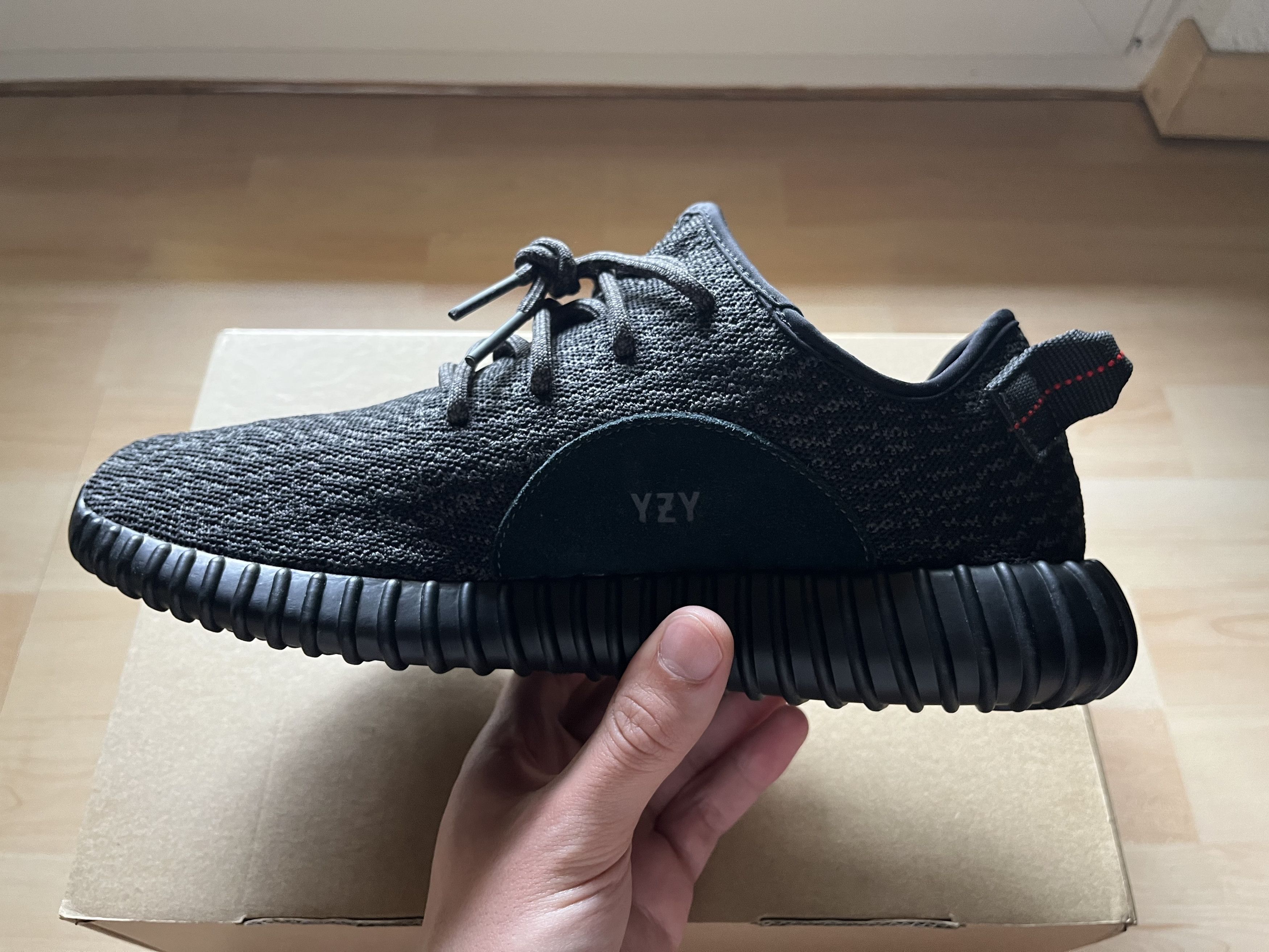 Adidas × Kanye West Yeezy Boost 350 Pirate Black (2015) Size US 9.5 / EU 42-43 - 5 Thumbnail