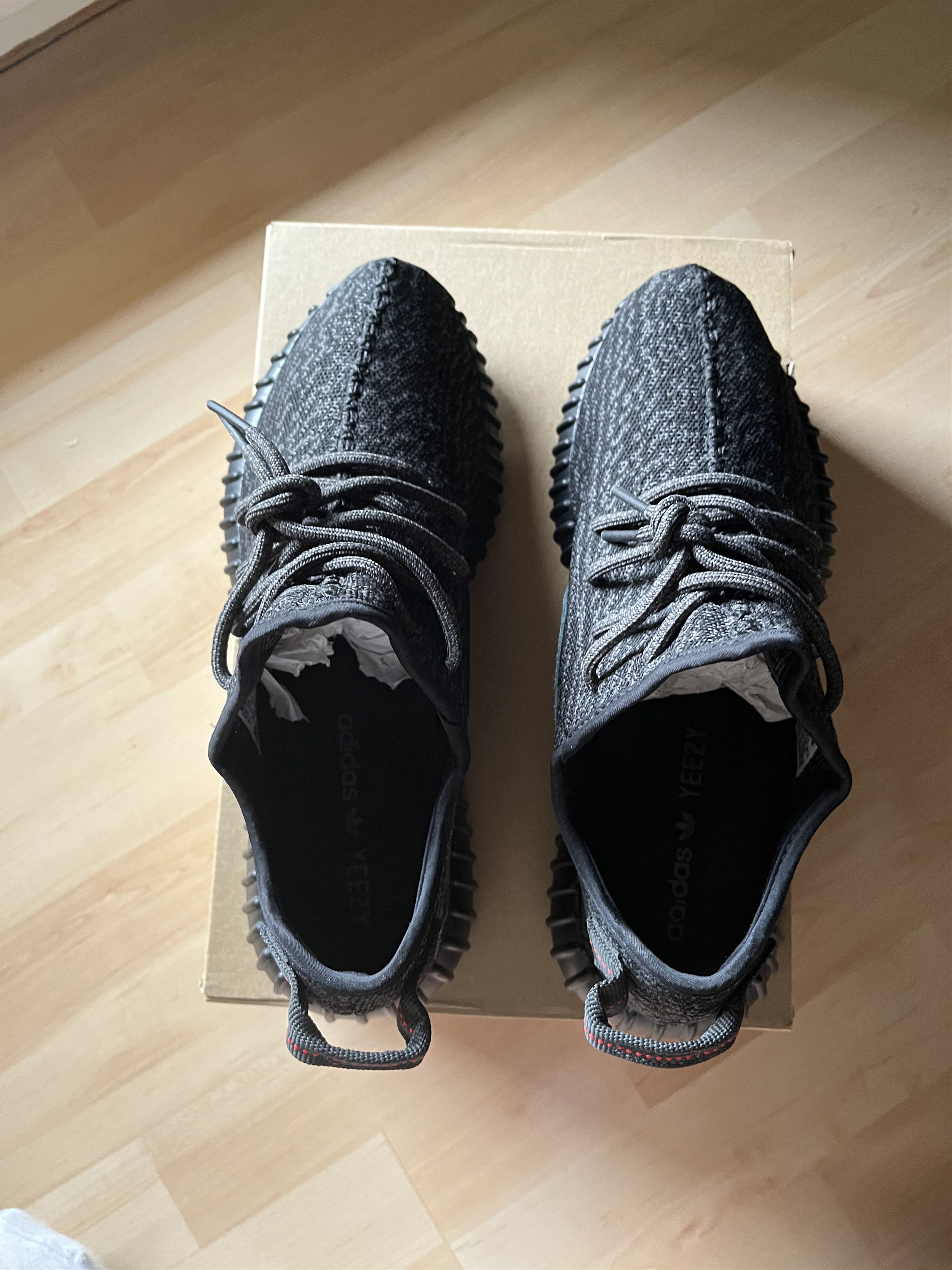 Adidas × Kanye West Yeezy Boost 350 Pirate Black (2015) Size US 9.5 / EU 42-43 - 3 Thumbnail