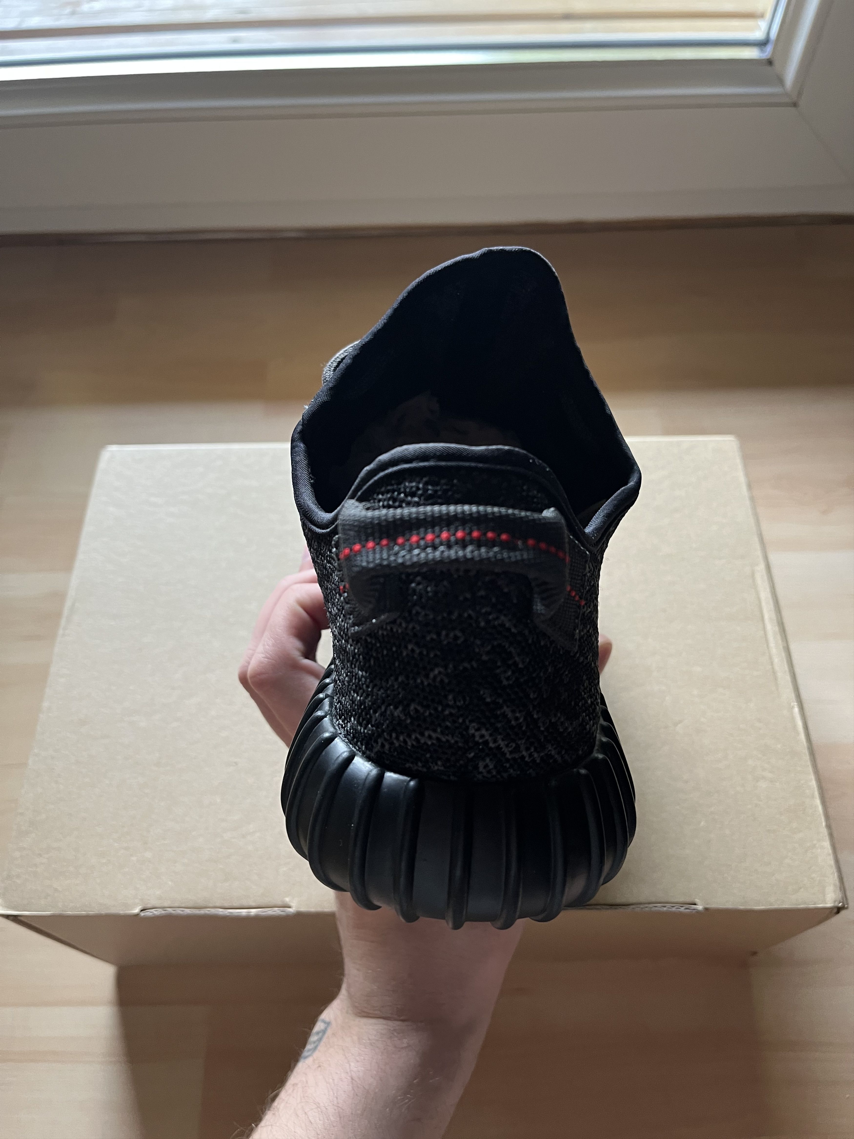 Adidas × Kanye West Yeezy Boost 350 Pirate Black (2015) Size US 9.5 / EU 42-43 - 7 Thumbnail