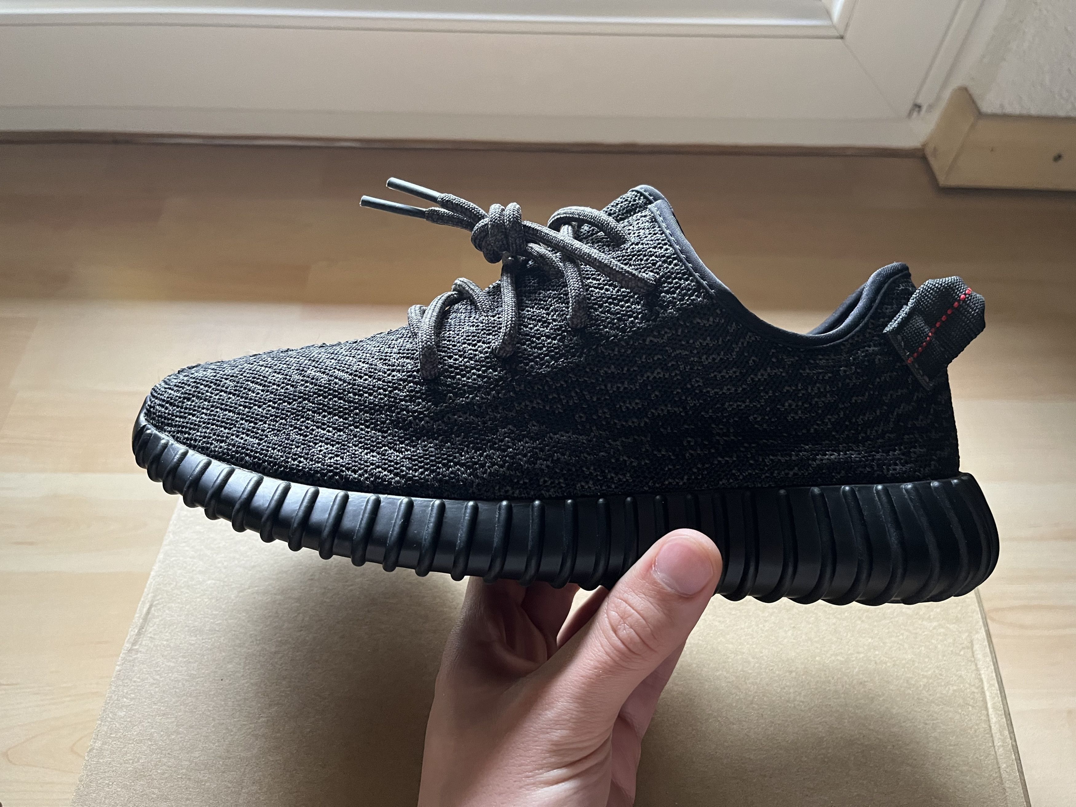 Adidas × Kanye West Yeezy Boost 350 Pirate Black (2015) Size US 9.5 / EU 42-43 - 9 Thumbnail