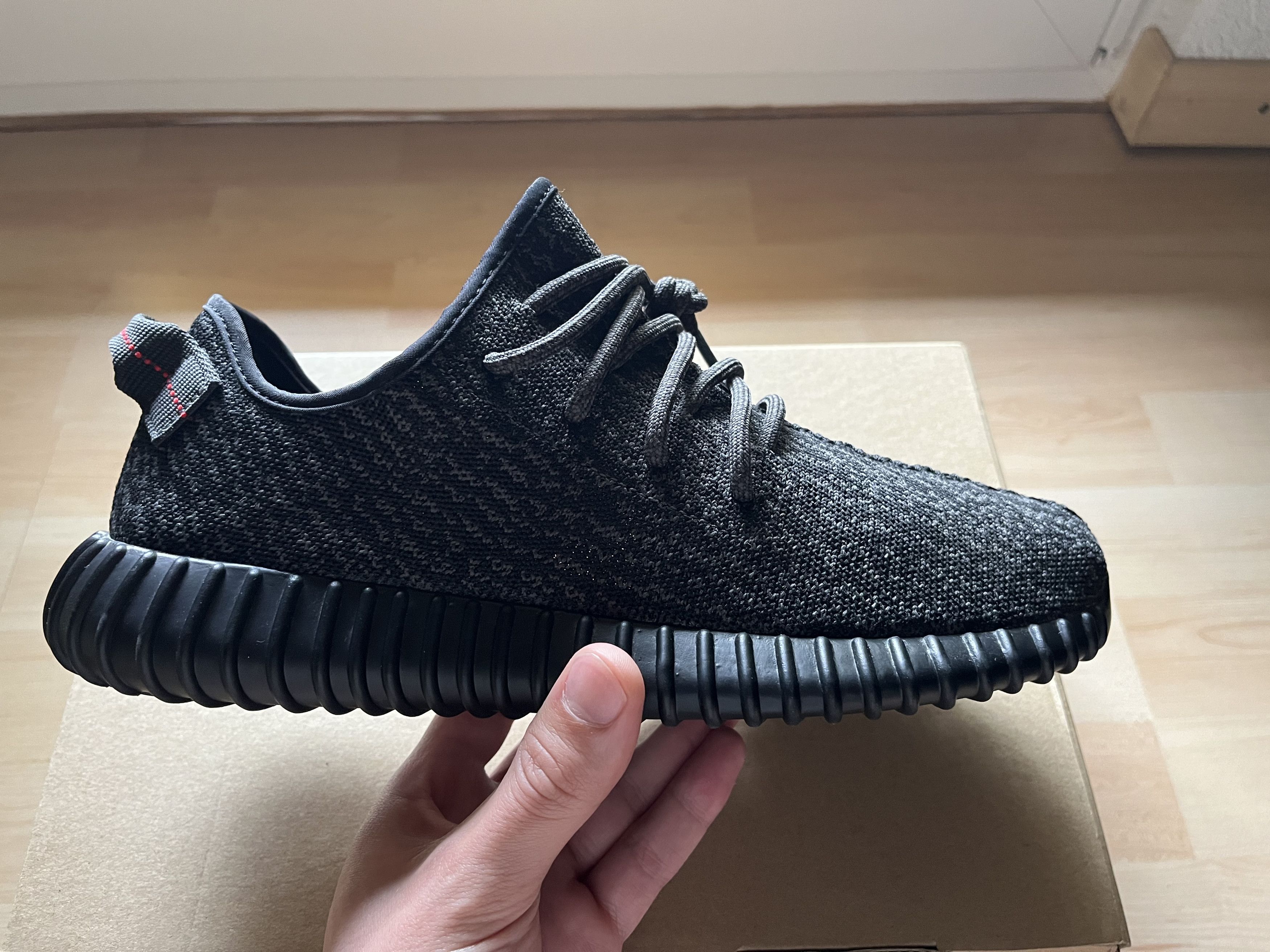 Adidas × Kanye West Yeezy Boost 350 Pirate Black (2015) Size US 9.5 / EU 42-43 - 4 Thumbnail