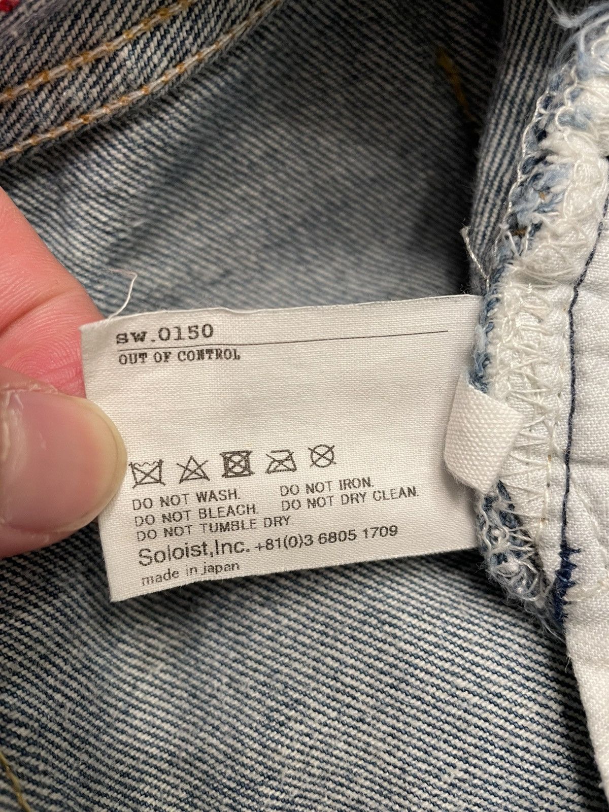 Levi's Takahiromiyashita the Soloist Monster Levi’s Rebuild Denim Size US 30 / EU 46 - 6 Thumbnail