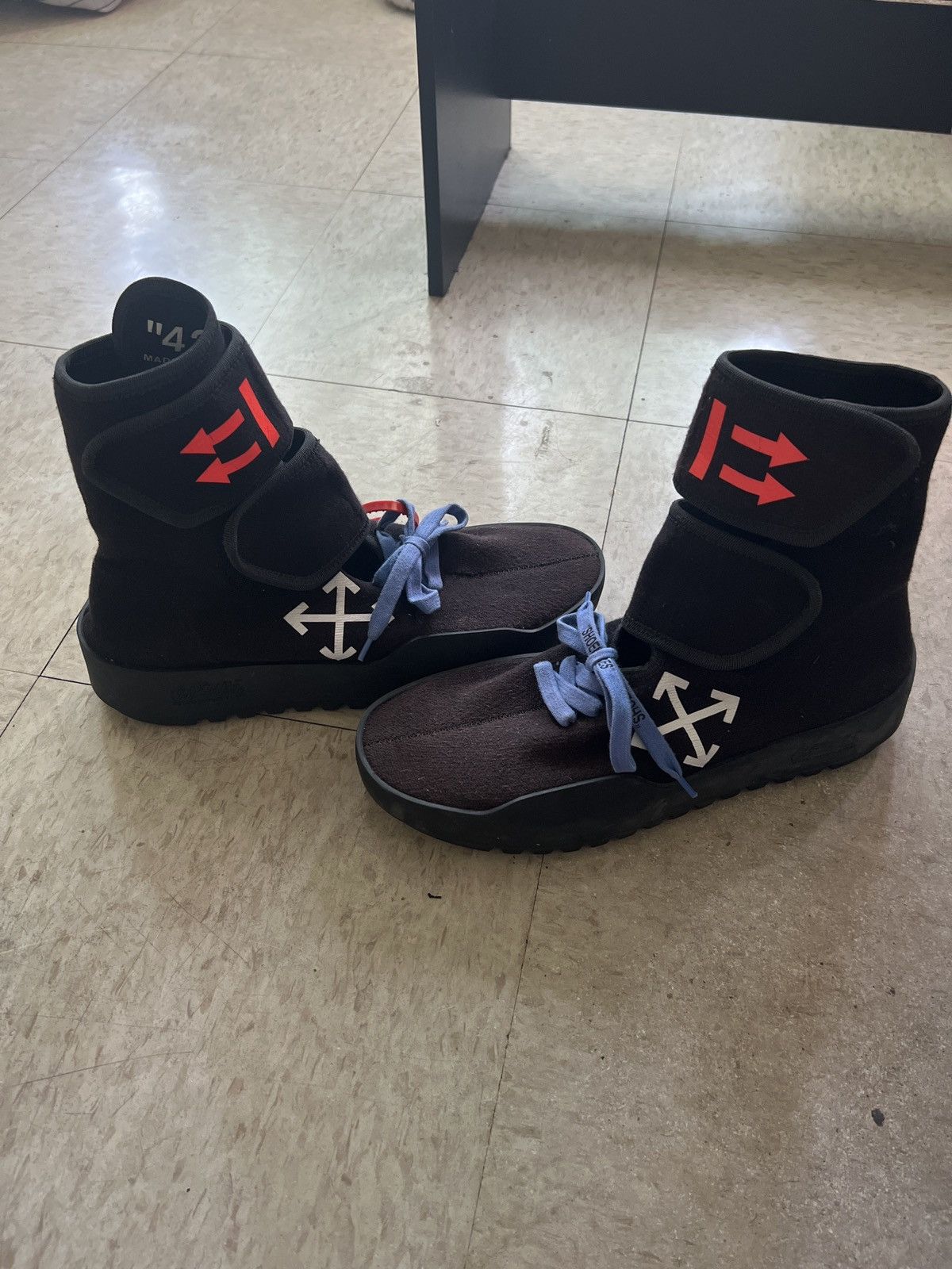 Off White Moto Wrap Sneakers Grailed