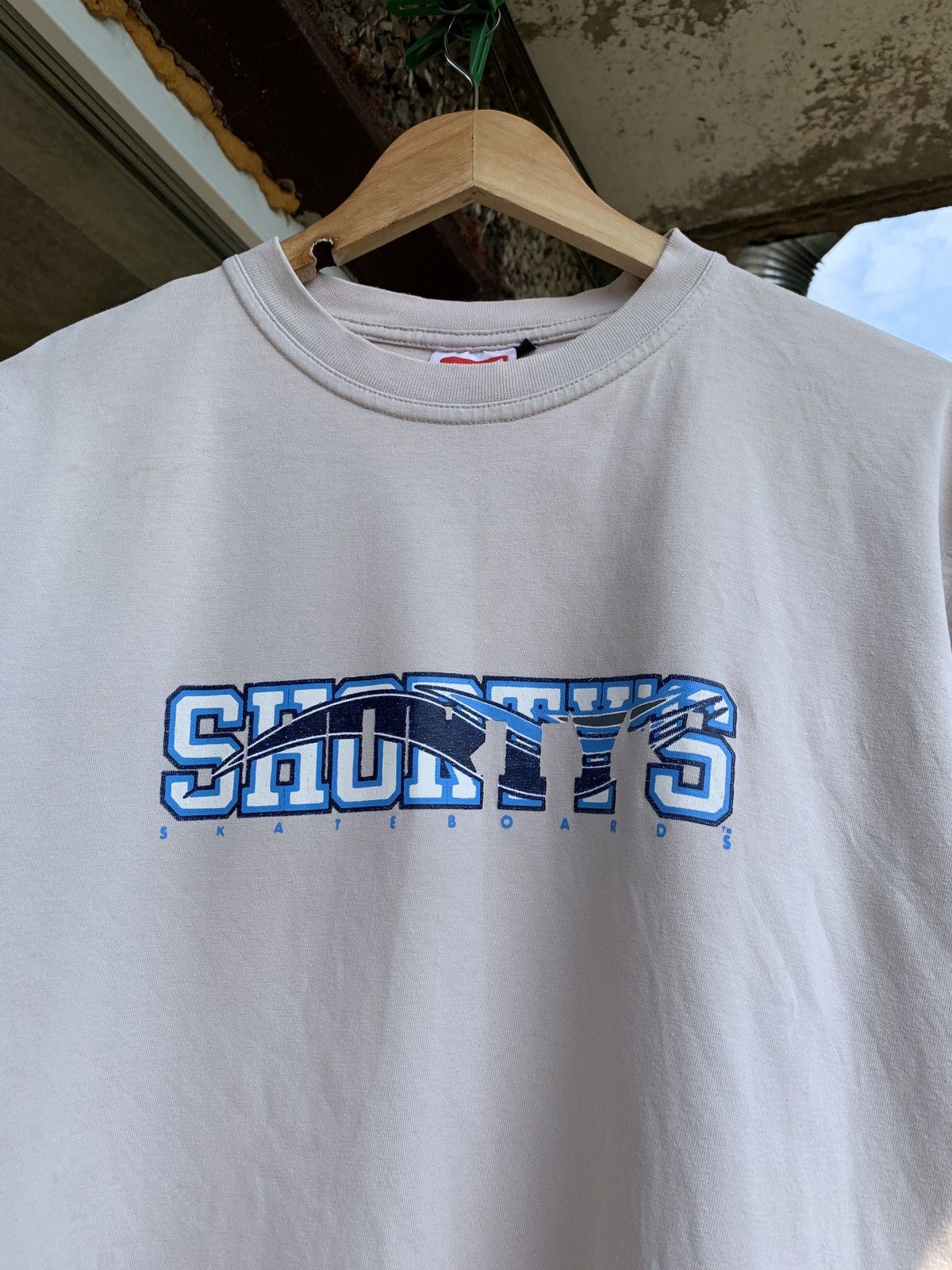Hook-Ups Vintage Shorty’s Skateboard Beige T-Shirt Size US M / EU 48-50 / 2 - 4 Thumbnail
