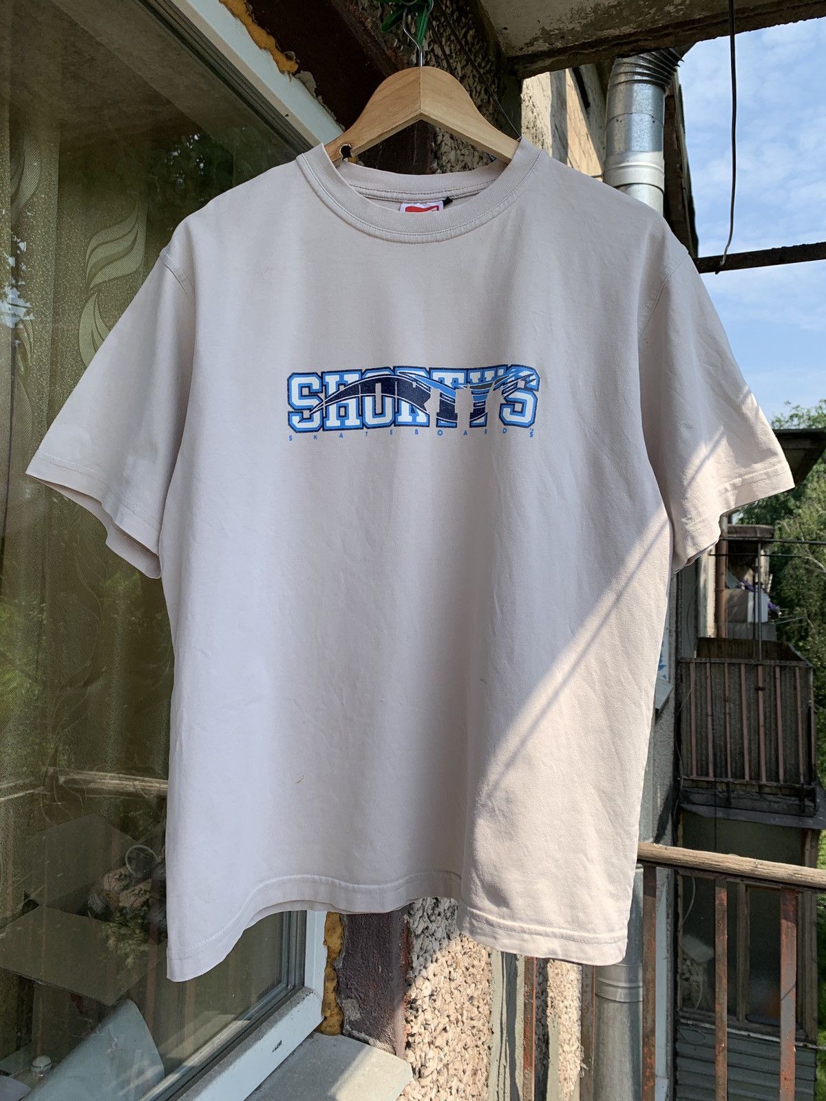 Hook-Ups Vintage Shorty’s Skateboard Beige T-Shirt Size US M / EU 48-50 / 2 - 1 Thumbnail