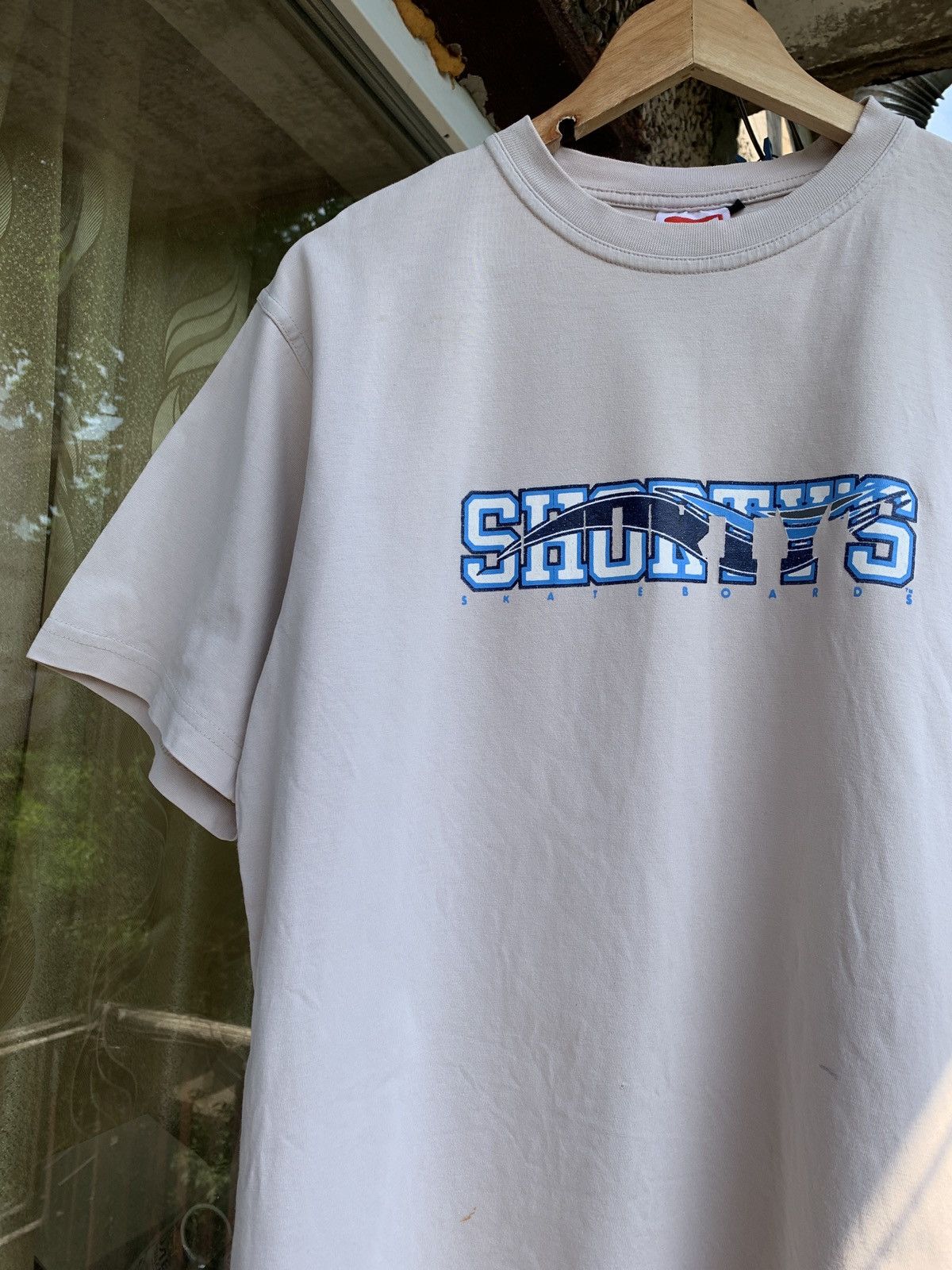 Hook-Ups Vintage Shorty’s Skateboard Beige T-Shirt Size US M / EU 48-50 / 2 - 2 Thumbnail