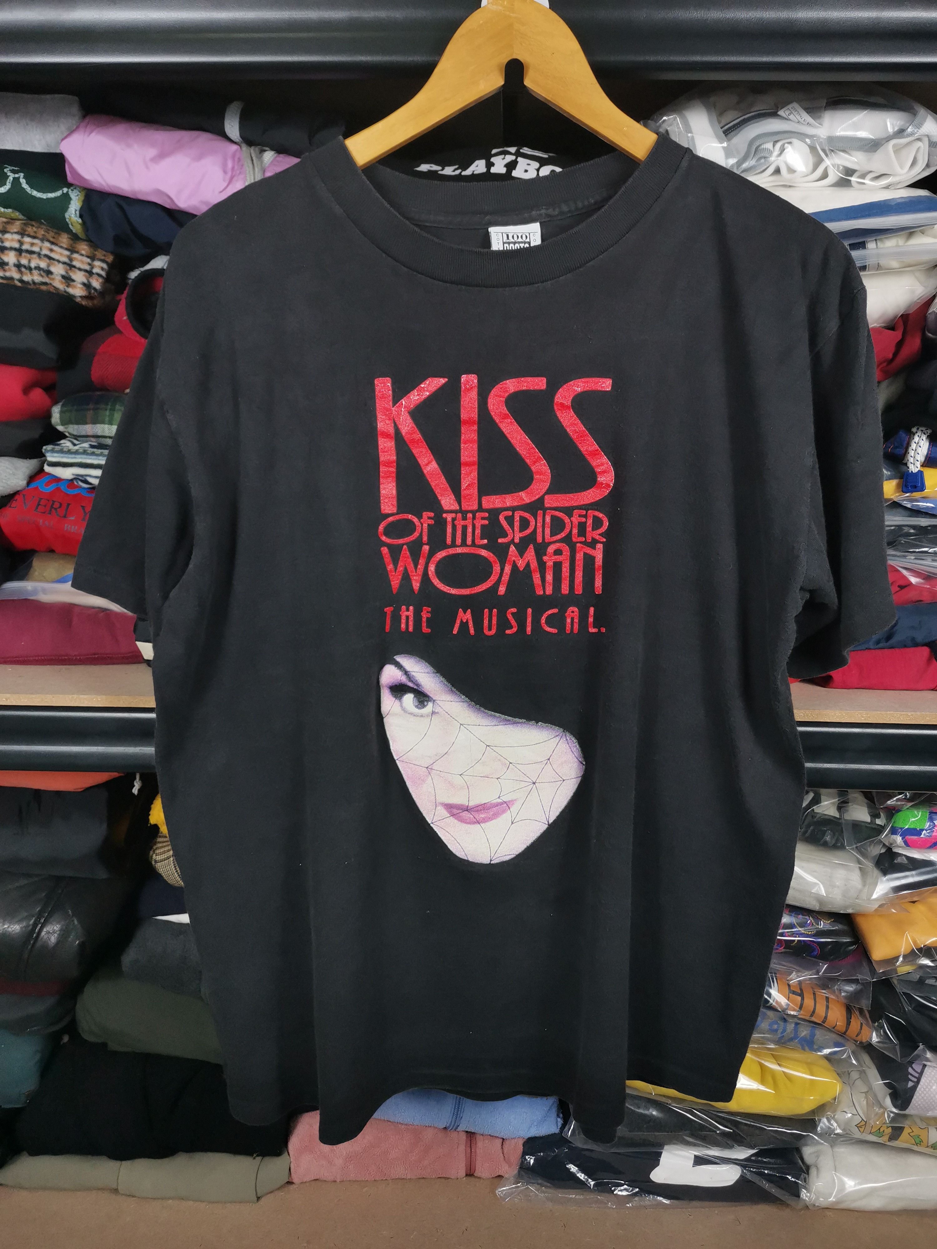 Band Tees Vintage 90s Kiss Off The Spider Woman Tshirt Size US XL / EU 56 / 4 - 1 Thumbnail