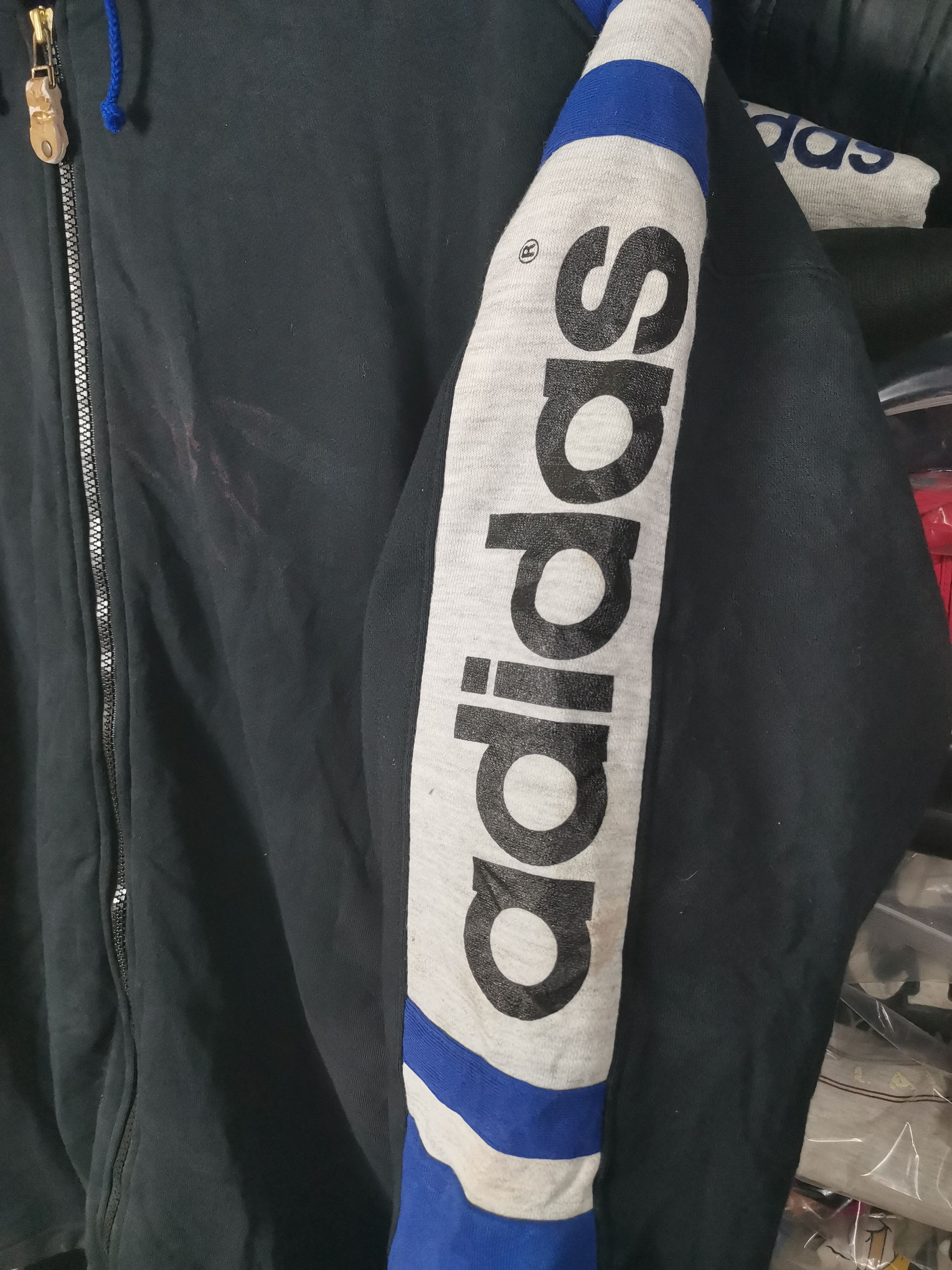 Adidas Vintage 90s Adidas Descente Hoodie Jacket Size US L / EU 52-54 / 3 - 5 Thumbnail
