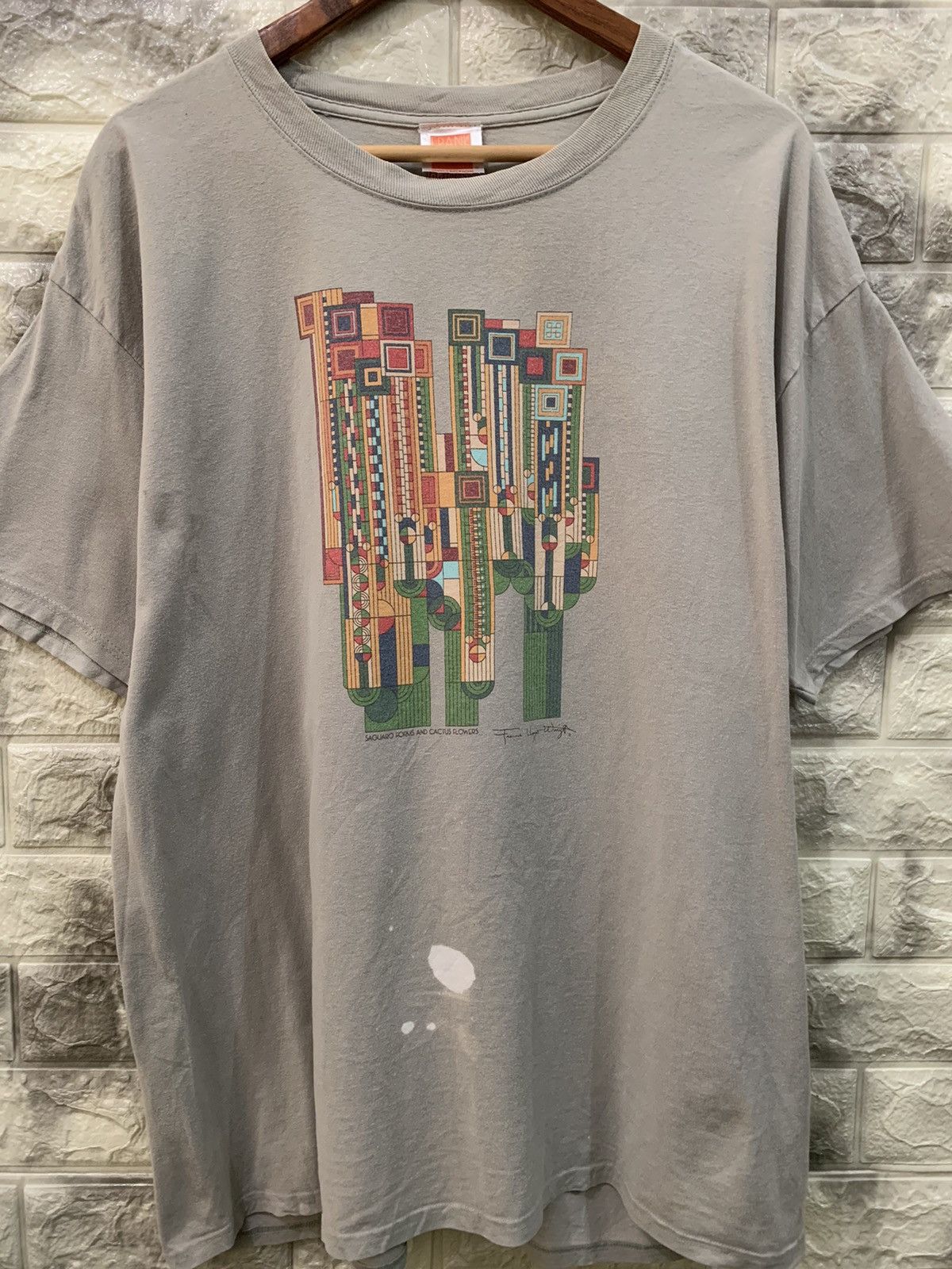 Vintage Vintage Frank Lloyd Wright Tee Size US XL / EU 56 / 4 - 2 Thumbnail