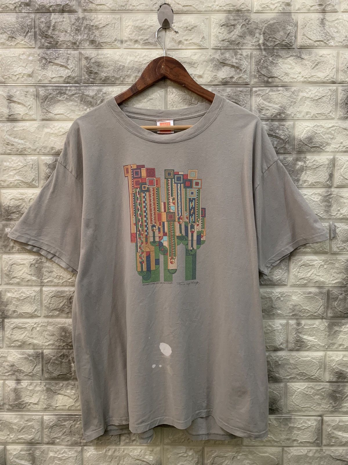 Vintage Vintage Frank Lloyd Wright Tee Size US XL / EU 56 / 4 - 1 Thumbnail