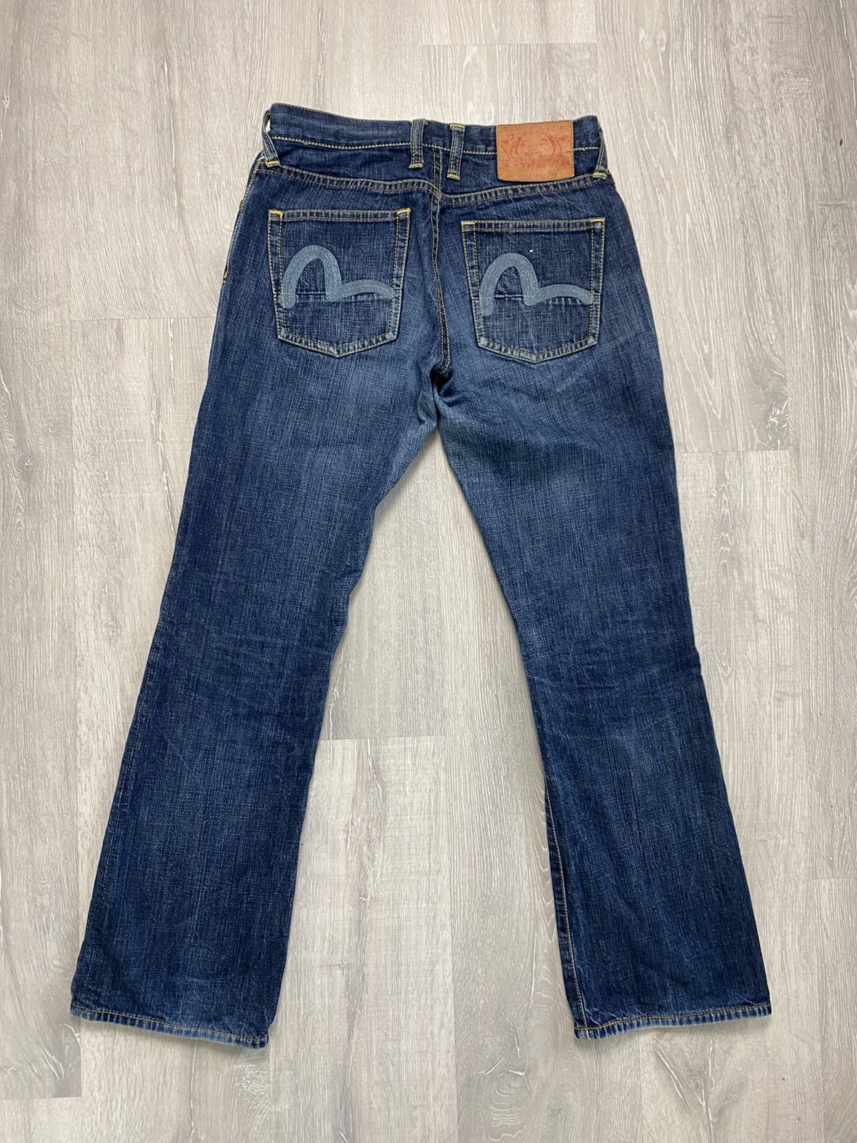 Evisu Evisu jeans vintage navy denim blue seagulls selvedge Size US 29 - 1 Thumbnail