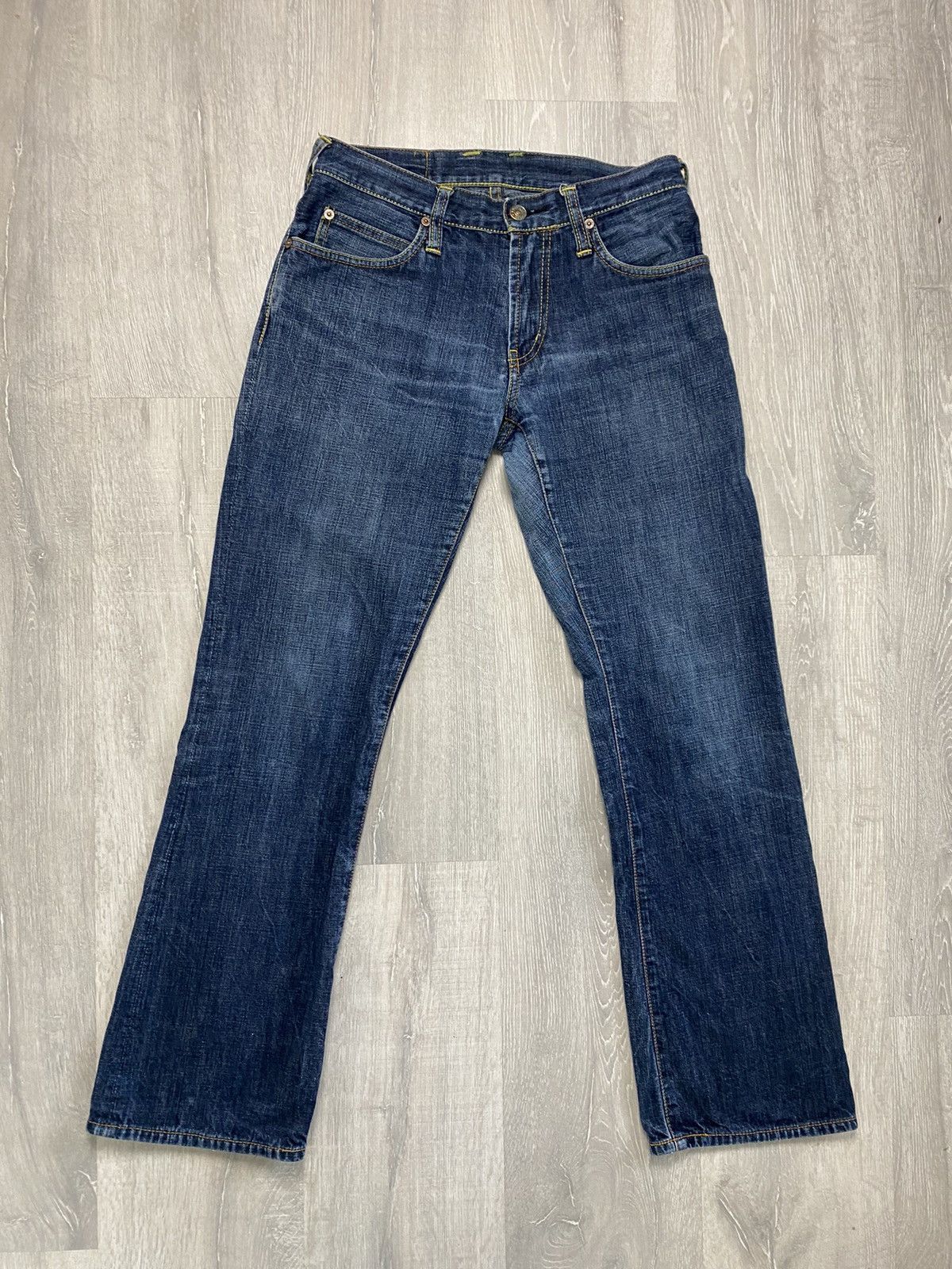 Evisu Evisu jeans vintage navy denim blue seagulls selvedge Size US 29 - 5 Thumbnail
