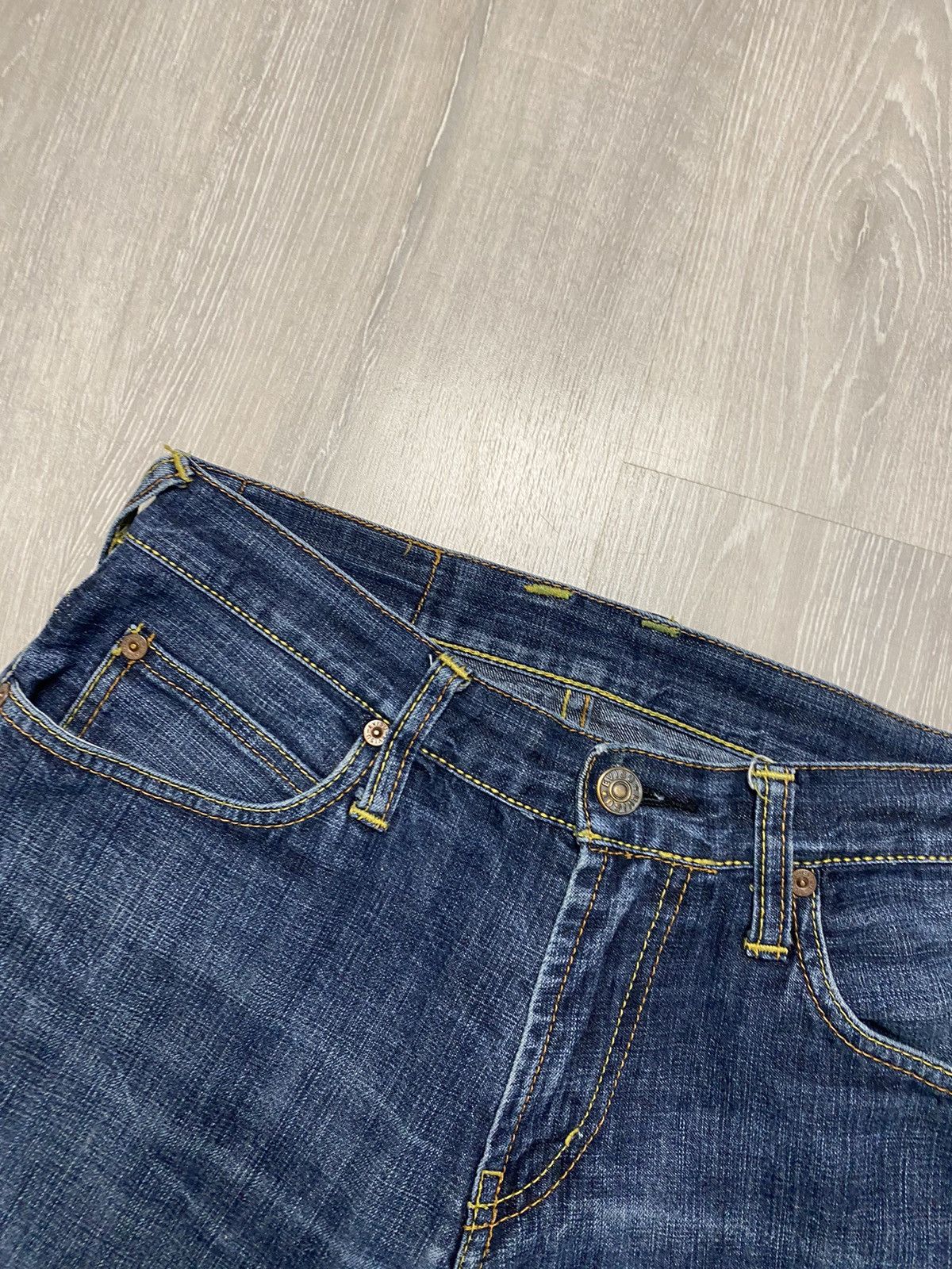 Evisu Evisu jeans vintage navy denim blue seagulls selvedge Size US 29 - 6 Thumbnail