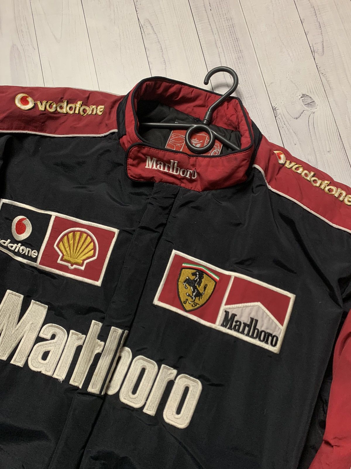 Ferrari × Marlboro × Vintage Vintage Marlboro Ferrari racing jacket size XL logo Size US XL / EU 56 / 4 - 3 Thumbnail