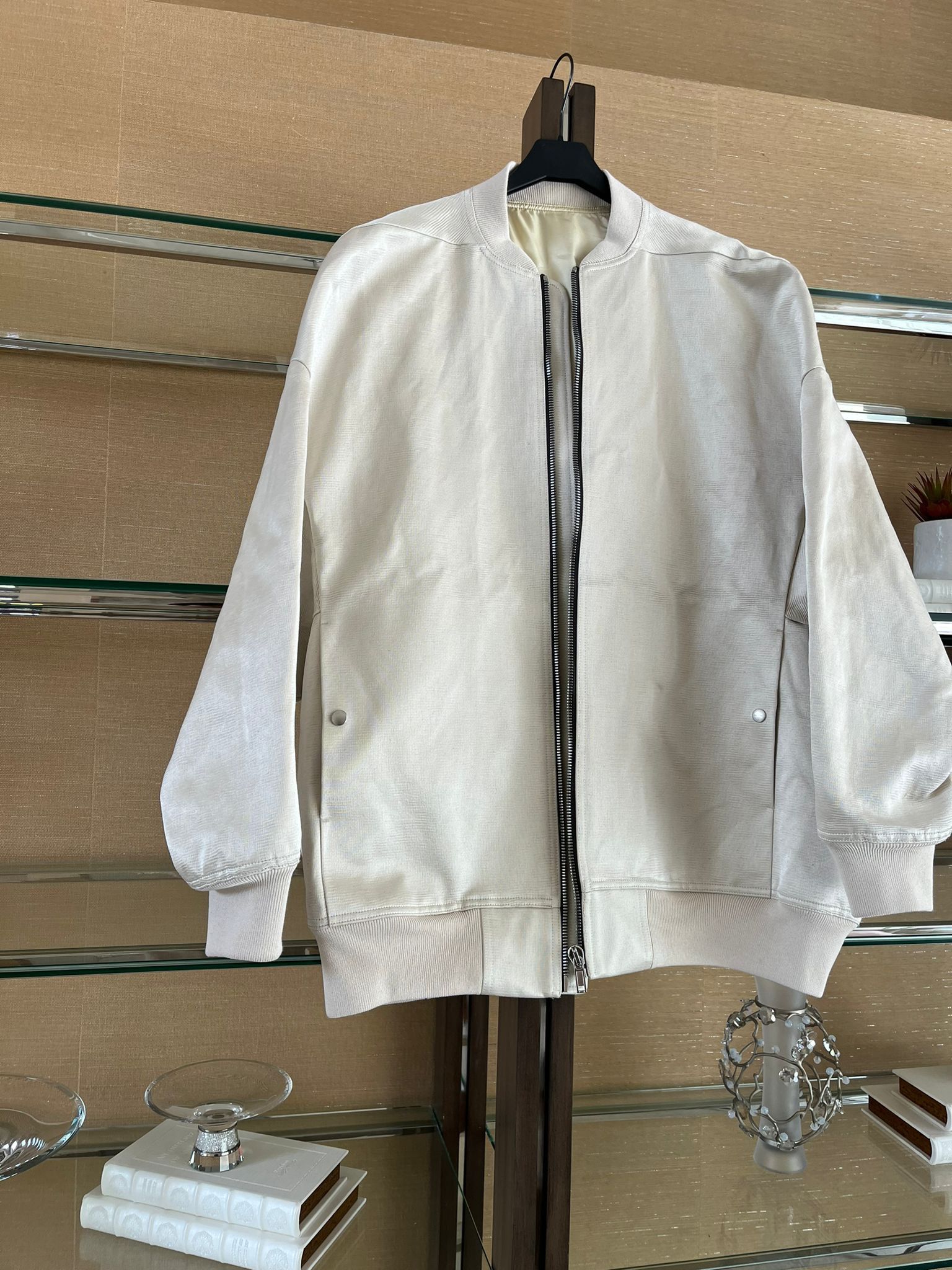 Rick Owens Peter Flight Bomber in Natural Size US M / EU 48-50 / 2 - 5 Thumbnail