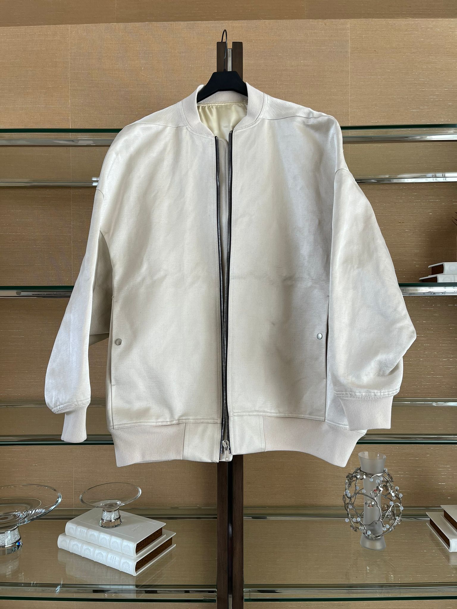 Rick Owens Peter Flight Bomber in Natural Size US M / EU 48-50 / 2 - 1 Thumbnail