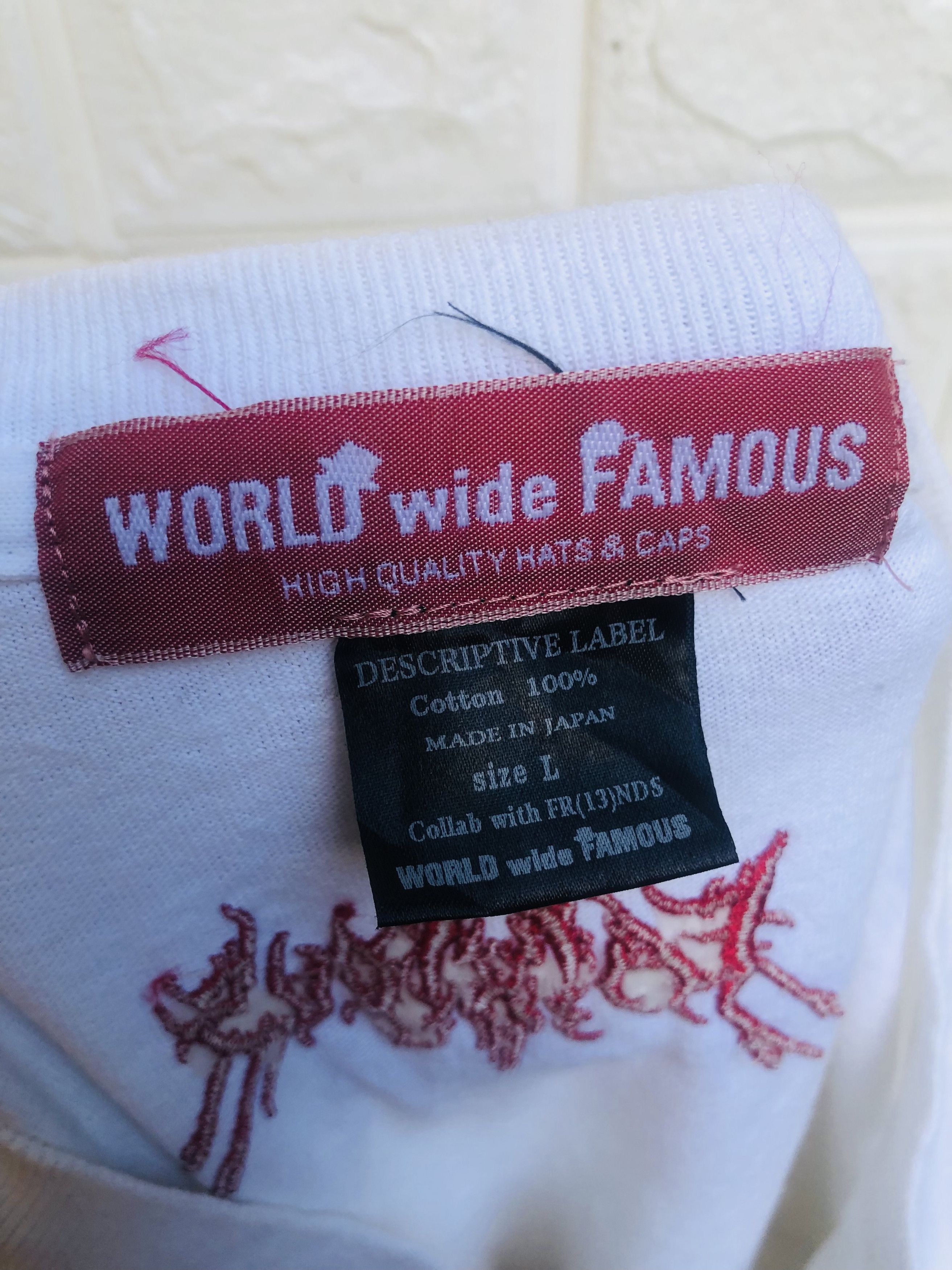 Japanese Brand × Vintage Vintage World Wide Famous Japanese Designer Fashion Size US L / EU 52-54 / 3 - 7 Thumbnail