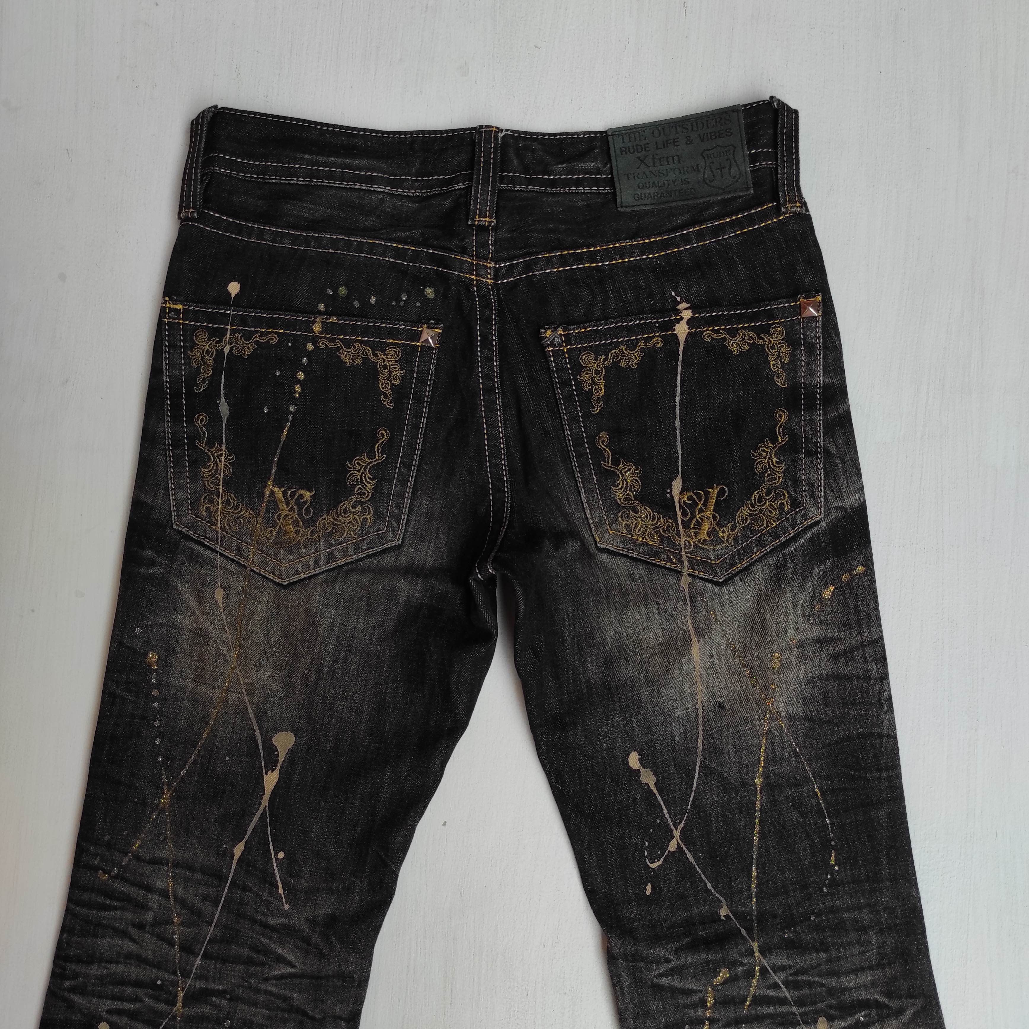 Hysteric Glamour Flare Jeans XFRM Splash Low Rise Boot Cut Denim size 28 Size US 28 / EU 44 - 15 Thumbnail