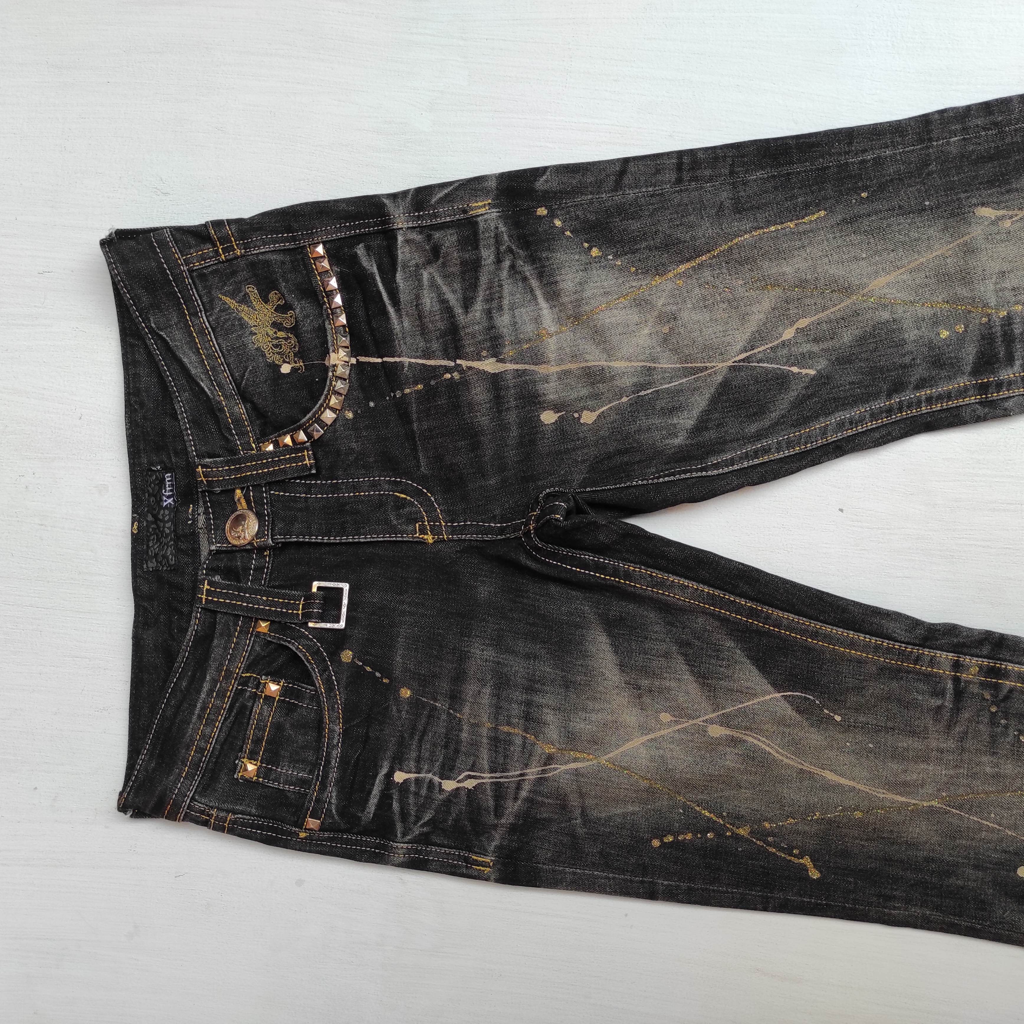 Hysteric Glamour Flare Jeans XFRM Splash Low Rise Boot Cut Denim size 28 Size US 28 / EU 44 - 5 Thumbnail