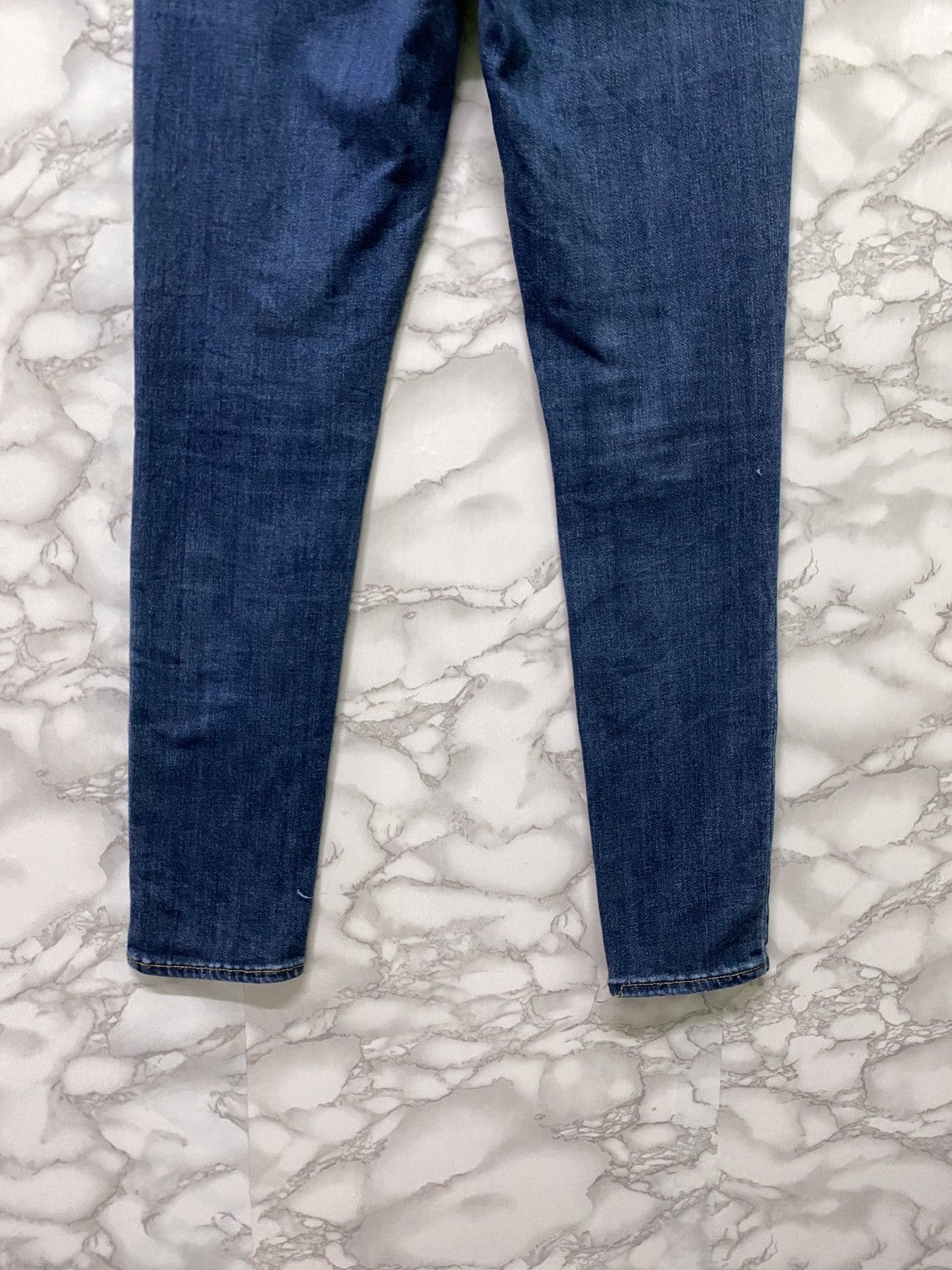 Levi's × Vintage LEVIS 711 Skinny Elastic Jeans Distressed Denim - L14 Size US 30 / EU 46 - 13 Thumbnail