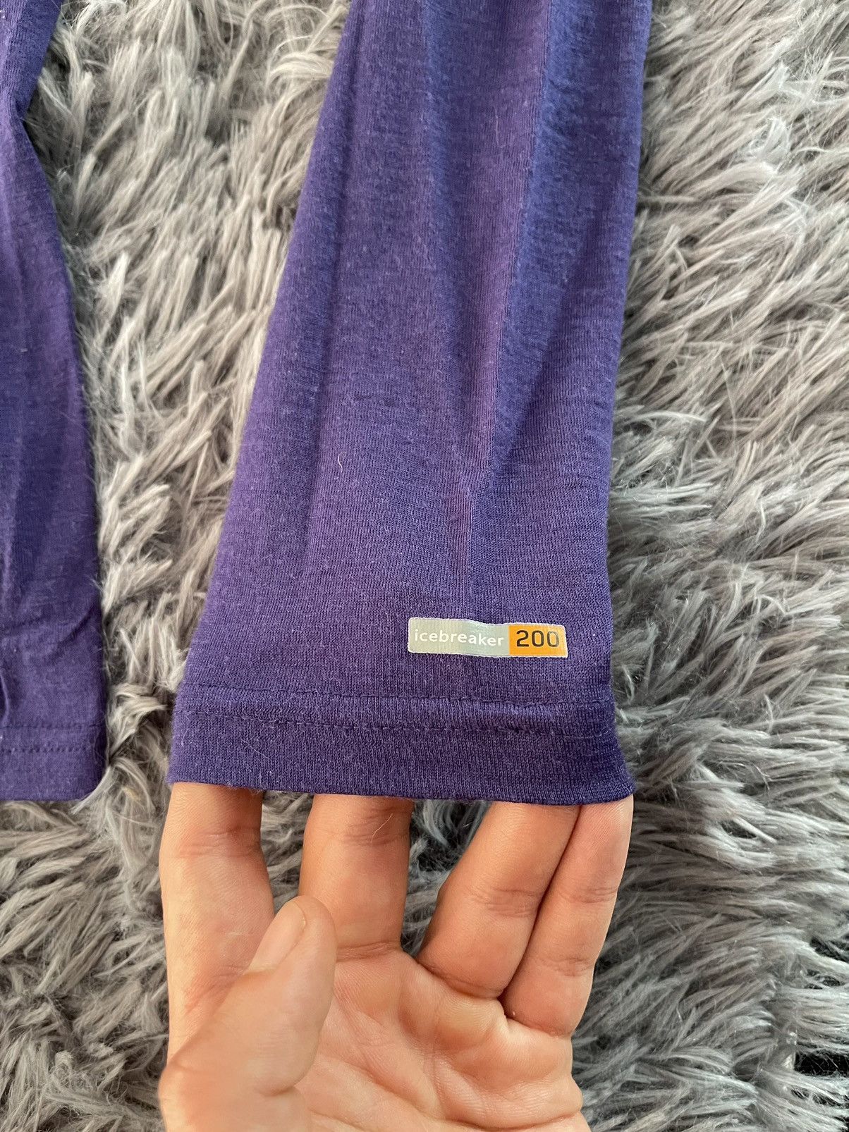 Icebreaker Icebreaker gorpcore style wool thermal longsleeve purple Size M / US 6-8 / IT 42-44 - 3 Thumbnail