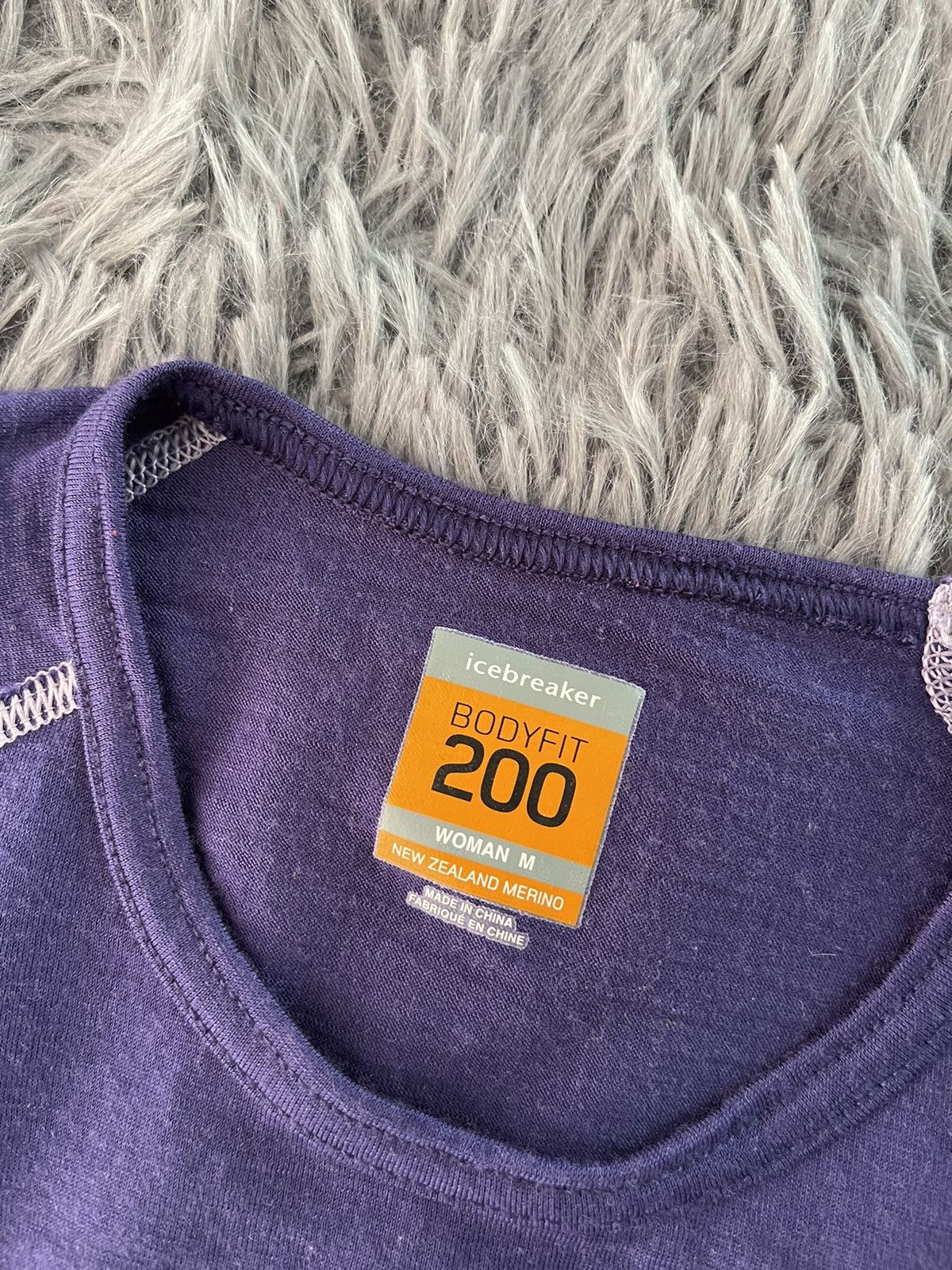 Icebreaker Icebreaker gorpcore style wool thermal longsleeve purple Size M / US 6-8 / IT 42-44 - 2 Thumbnail