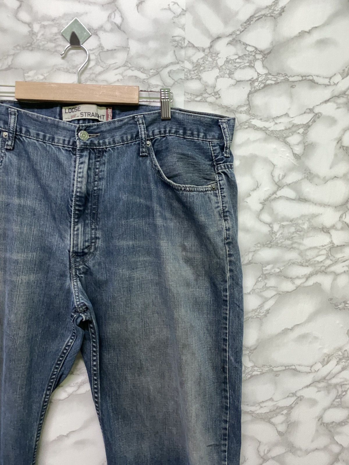 Levi's × Levi's Vintage Clothing × Vintage Vintage LEVIS 569 Loose Straight Denim Jean - L12 Size US 40 / EU 56 - 5 Thumbnail