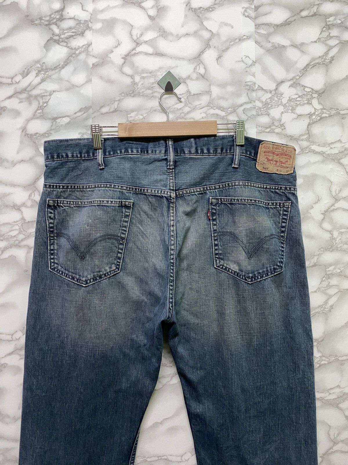Levi's × Levi's Vintage Clothing × Vintage Vintage LEVIS 569 Loose Straight Denim Jean - L12 Size US 40 / EU 56 - 11 Thumbnail
