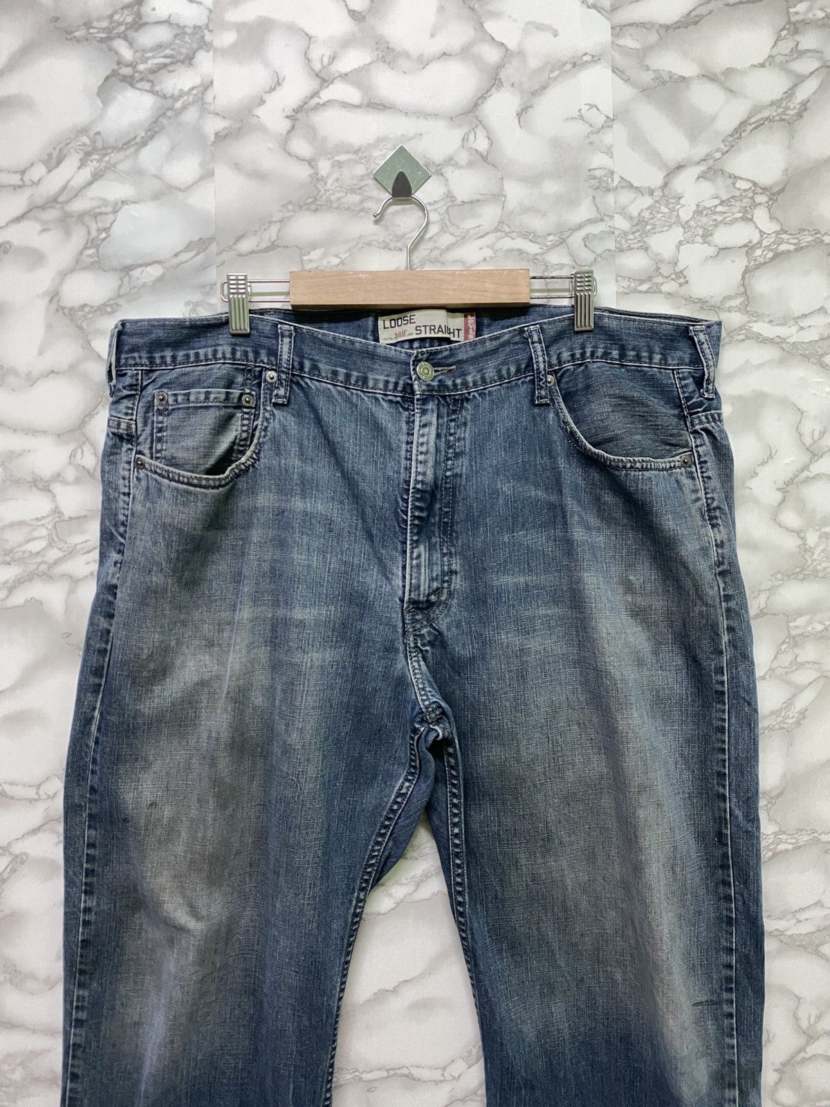 Levi's × Levi's Vintage Clothing × Vintage Vintage LEVIS 569 Loose Straight Denim Jean - L12 Size US 40 / EU 56 - 3 Thumbnail