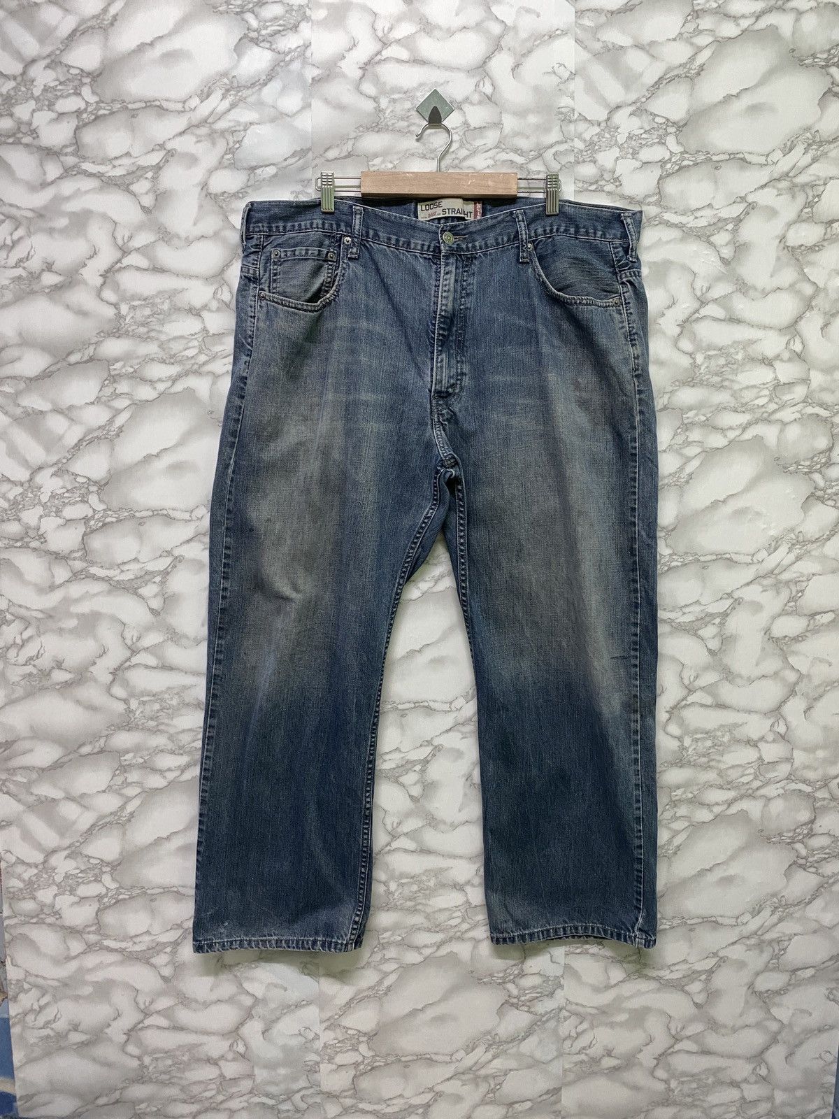 Levi's × Levi's Vintage Clothing × Vintage Vintage LEVIS 569 Loose Straight Denim Jean - L12 Size US 40 / EU 56 - 1 Thumbnail