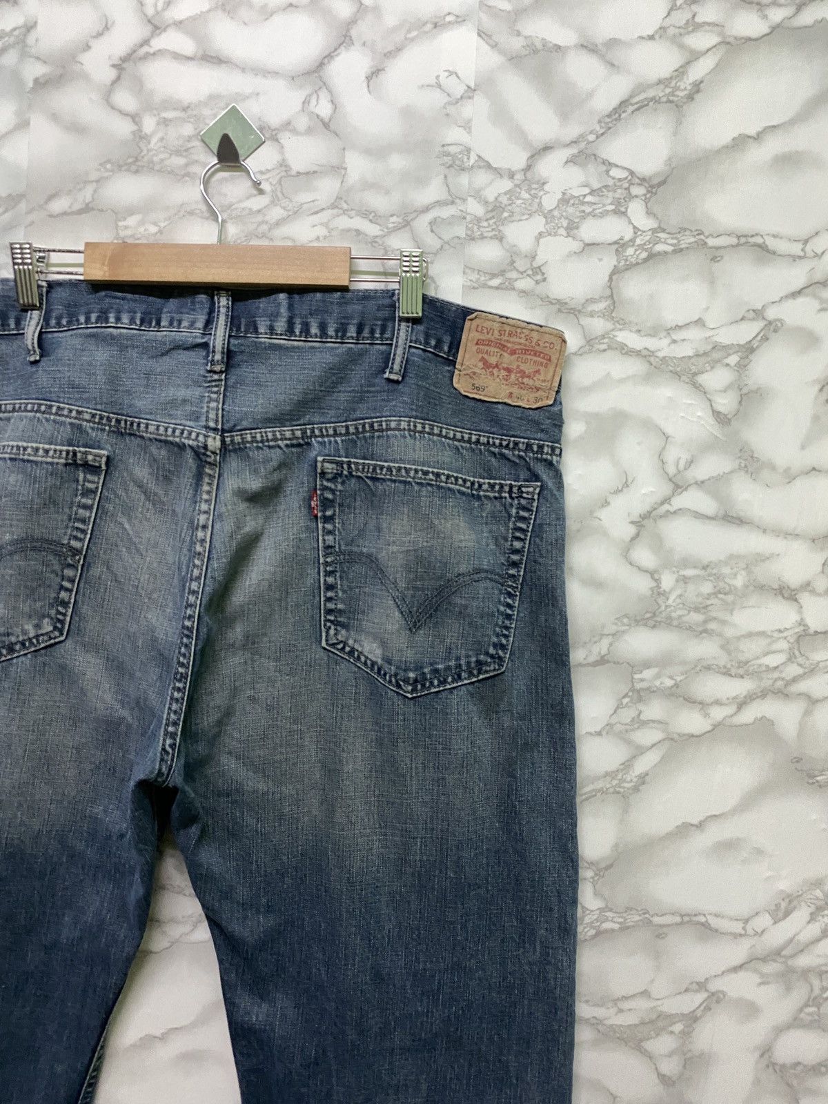 Levi's × Levi's Vintage Clothing × Vintage Vintage LEVIS 569 Loose Straight Denim Jean - L12 Size US 40 / EU 56 - 13 Thumbnail