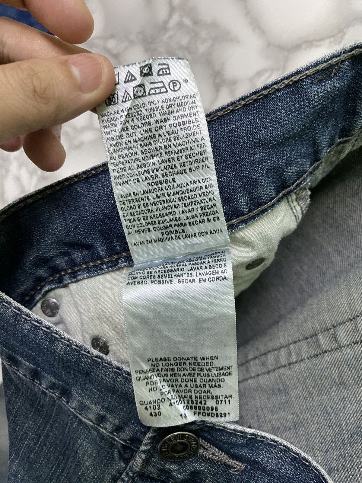 Levi's × Levi's Vintage Clothing × Vintage Vintage LEVIS 569 Loose Straight Denim Jean - L12 Size US 40 / EU 56 - 20 Thumbnail