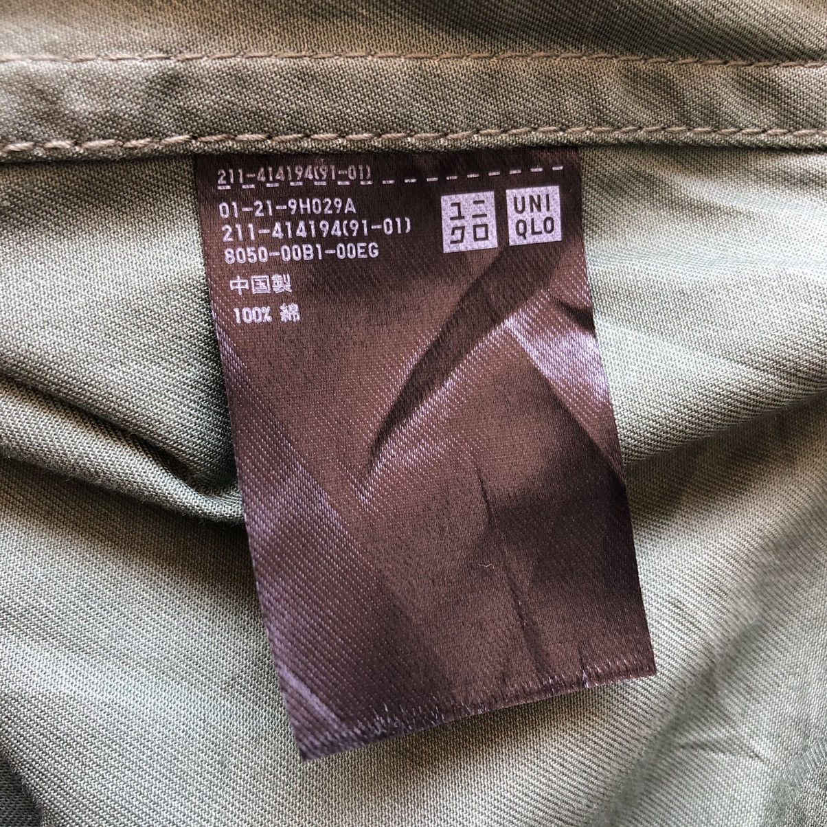 Japanese Brand Military Style Zipper Light Jacket by Uniqlo Size US M / EU 48-50 / 2 - 9 Thumbnail