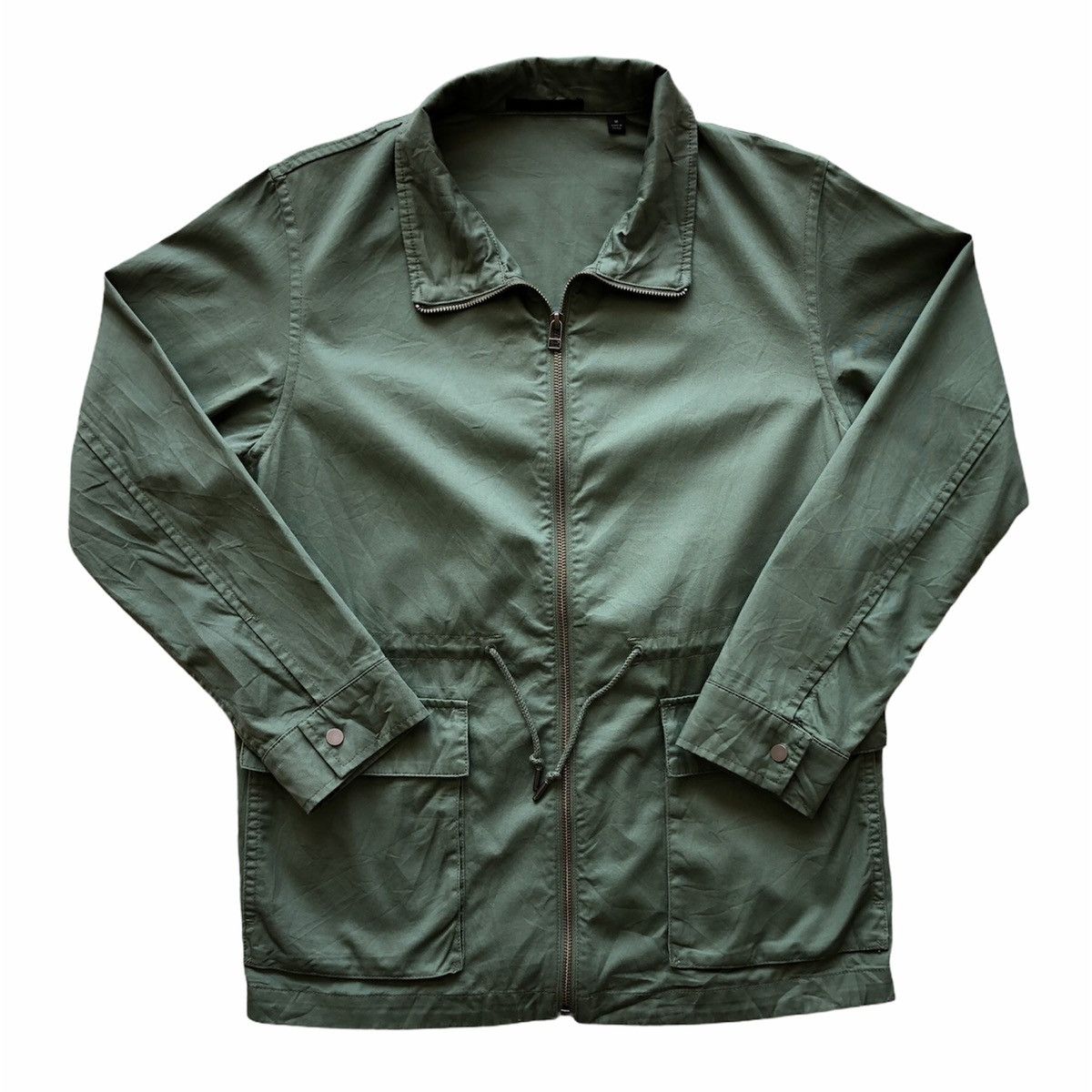 Japanese Brand Military Style Zipper Light Jacket by Uniqlo Size US M / EU 48-50 / 2 - 1 Thumbnail