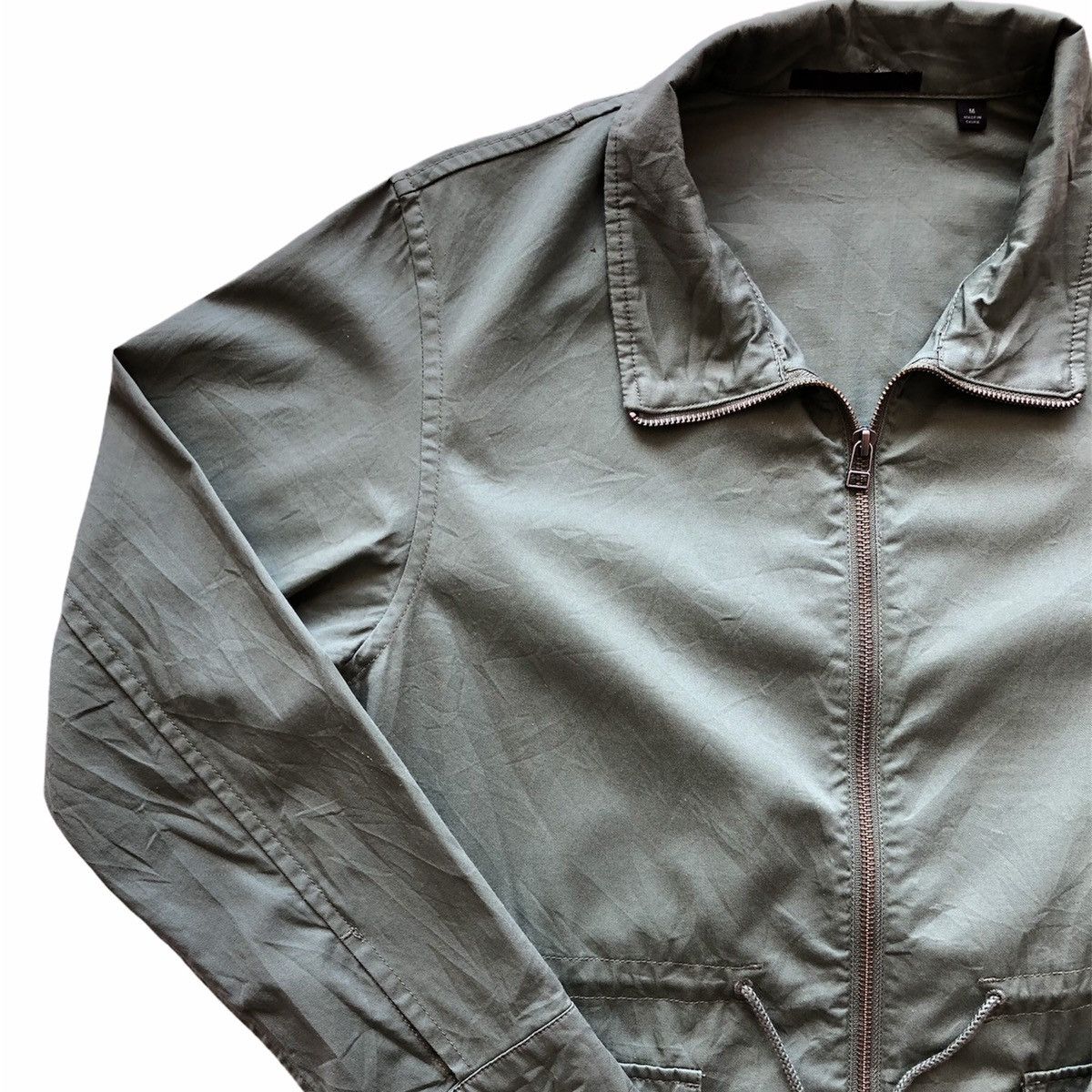 Japanese Brand Military Style Zipper Light Jacket by Uniqlo Size US M / EU 48-50 / 2 - 3 Thumbnail
