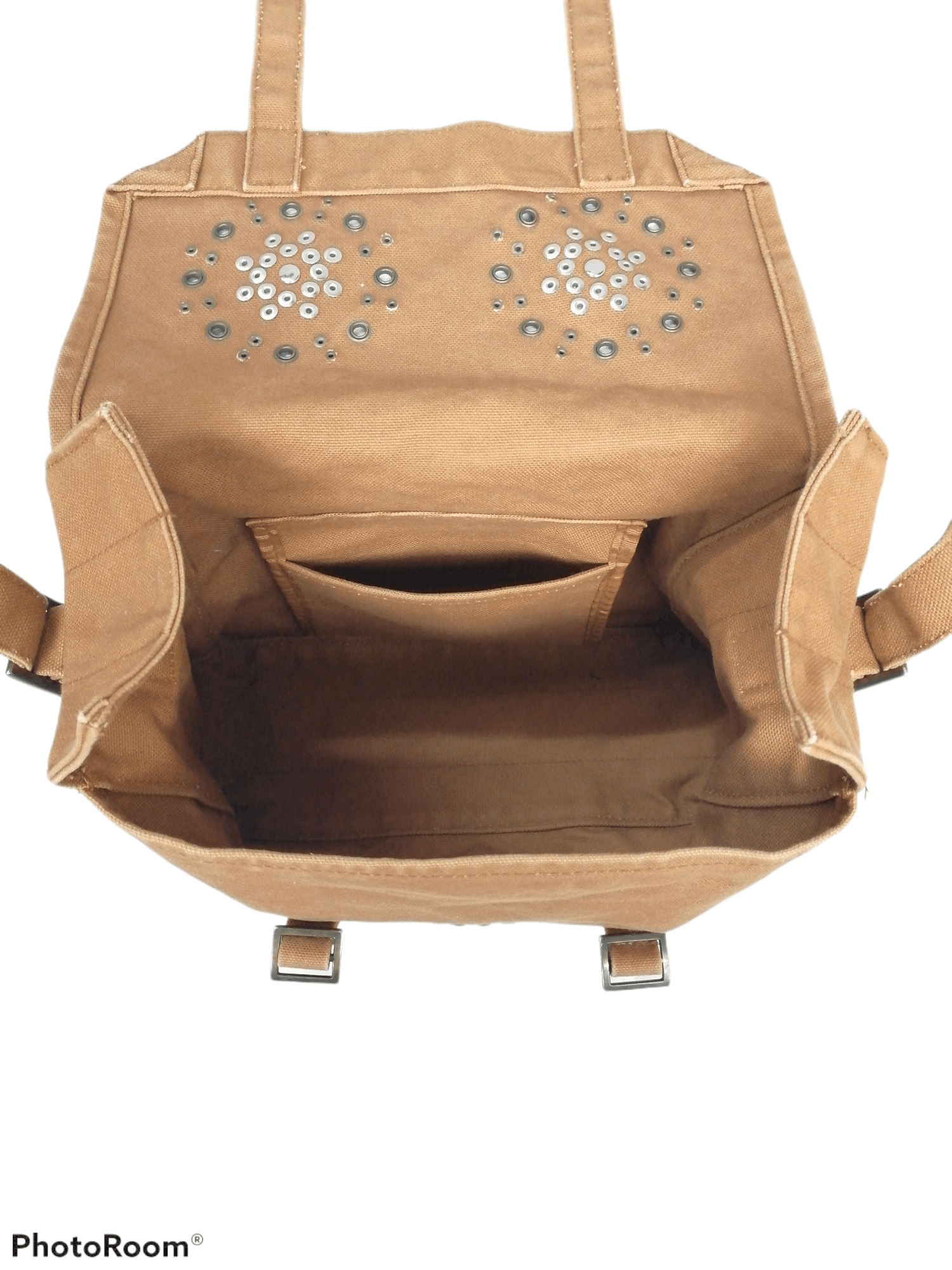 Japanese Brand PPFM Studded Duck Canvas Sling / Crossbody Bag Size ONE SIZE - 7 Thumbnail