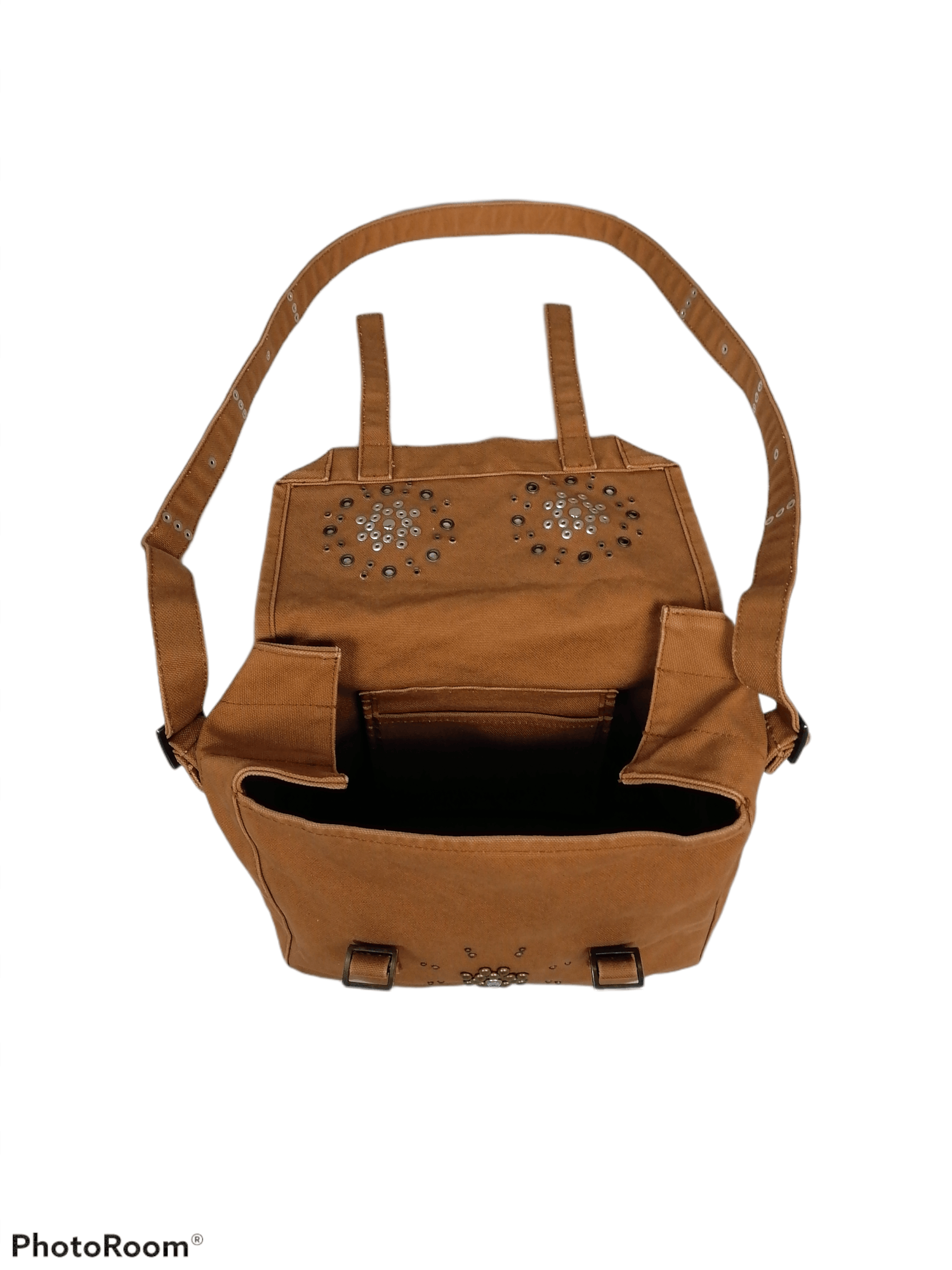 Japanese Brand PPFM Studded Duck Canvas Sling / Crossbody Bag Size ONE SIZE - 6 Thumbnail