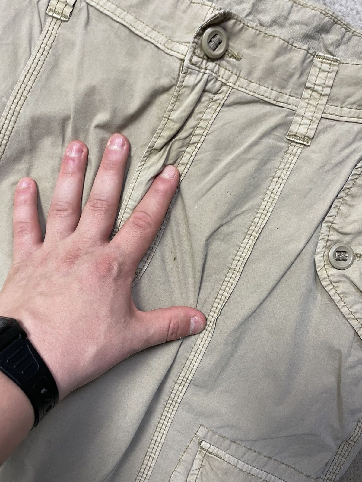 20471120 Japanese Multipocket Military Tactical Parachute Cargo Pants Size US 34 / EU 50 - 4 Thumbnail