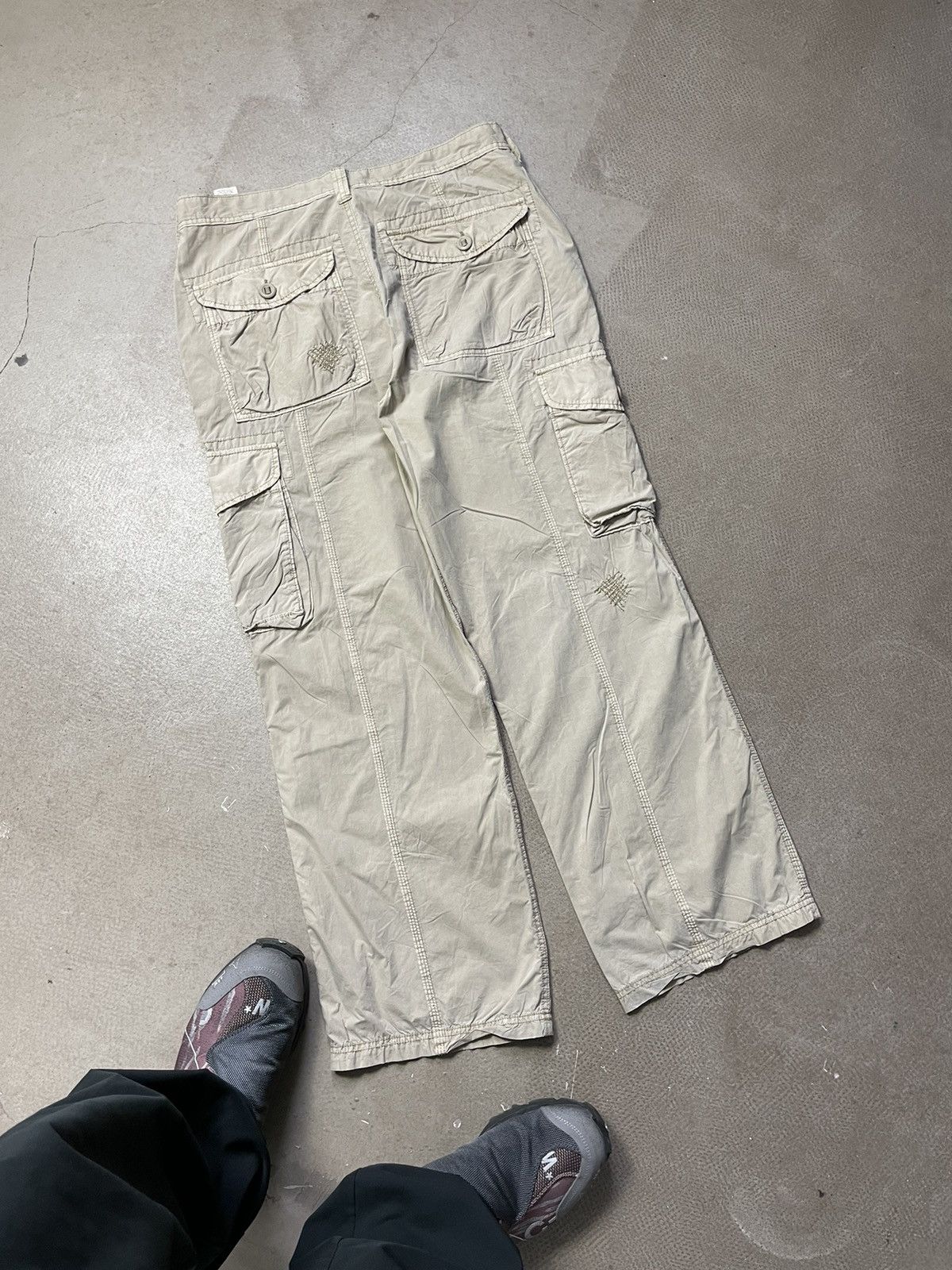 20471120 Japanese Multipocket Military Tactical Parachute Cargo Pants Size US 34 / EU 50 - 6 Thumbnail