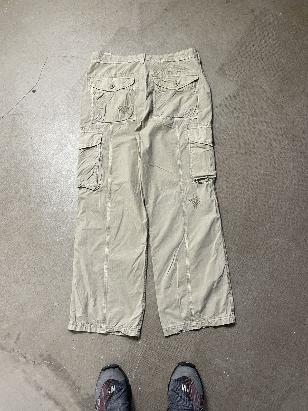 20471120 Japanese Multipocket Military Tactical Parachute Cargo Pants Size US 34 / EU 50 - 5 Thumbnail