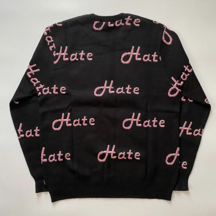 Supreme 2025 hate sweater