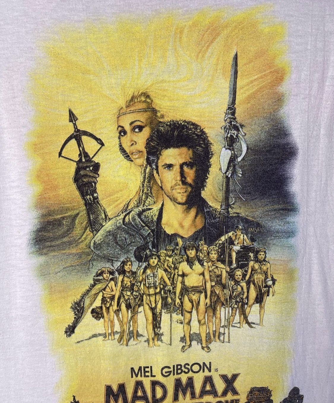 Vintage Rare Vintage 1985 Mad Max - Beyond Thunderdome / Mel Gibson Size US M / EU 48-50 / 2 - 4 Thumbnail